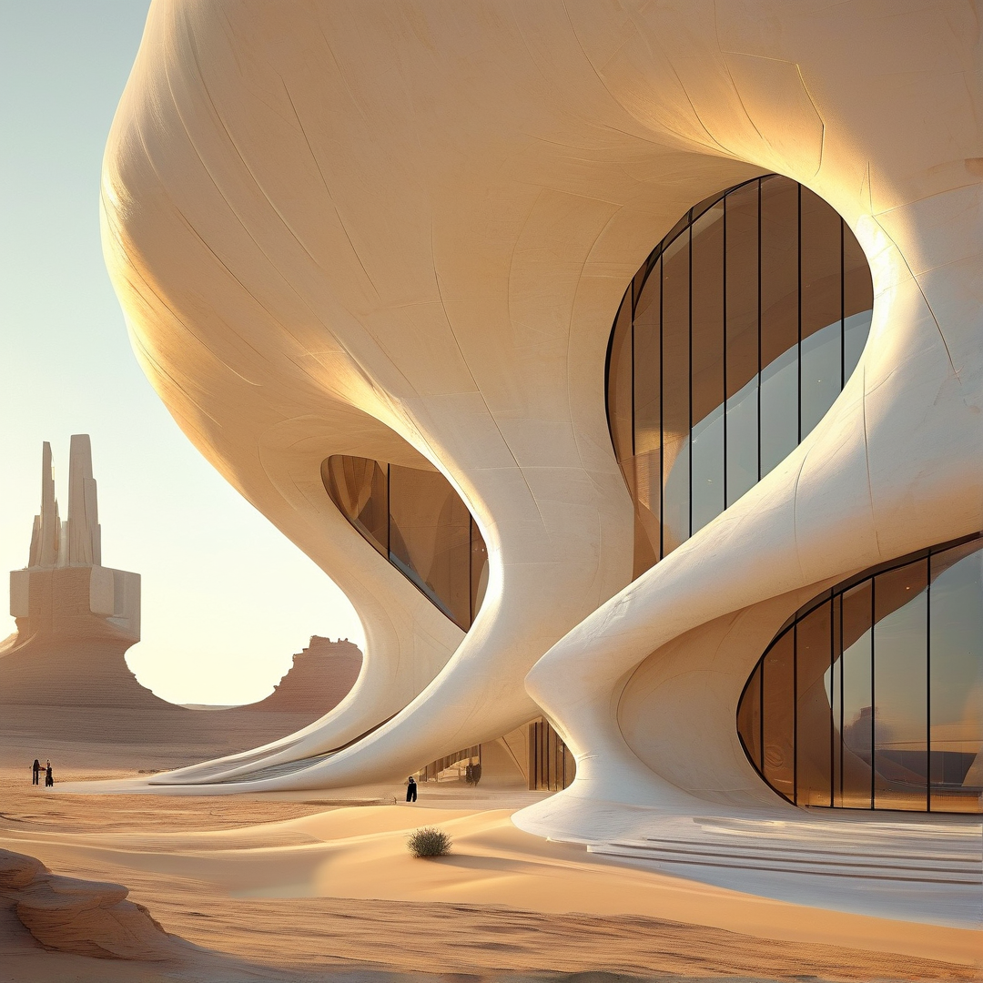 Futuristic Desert Architecture