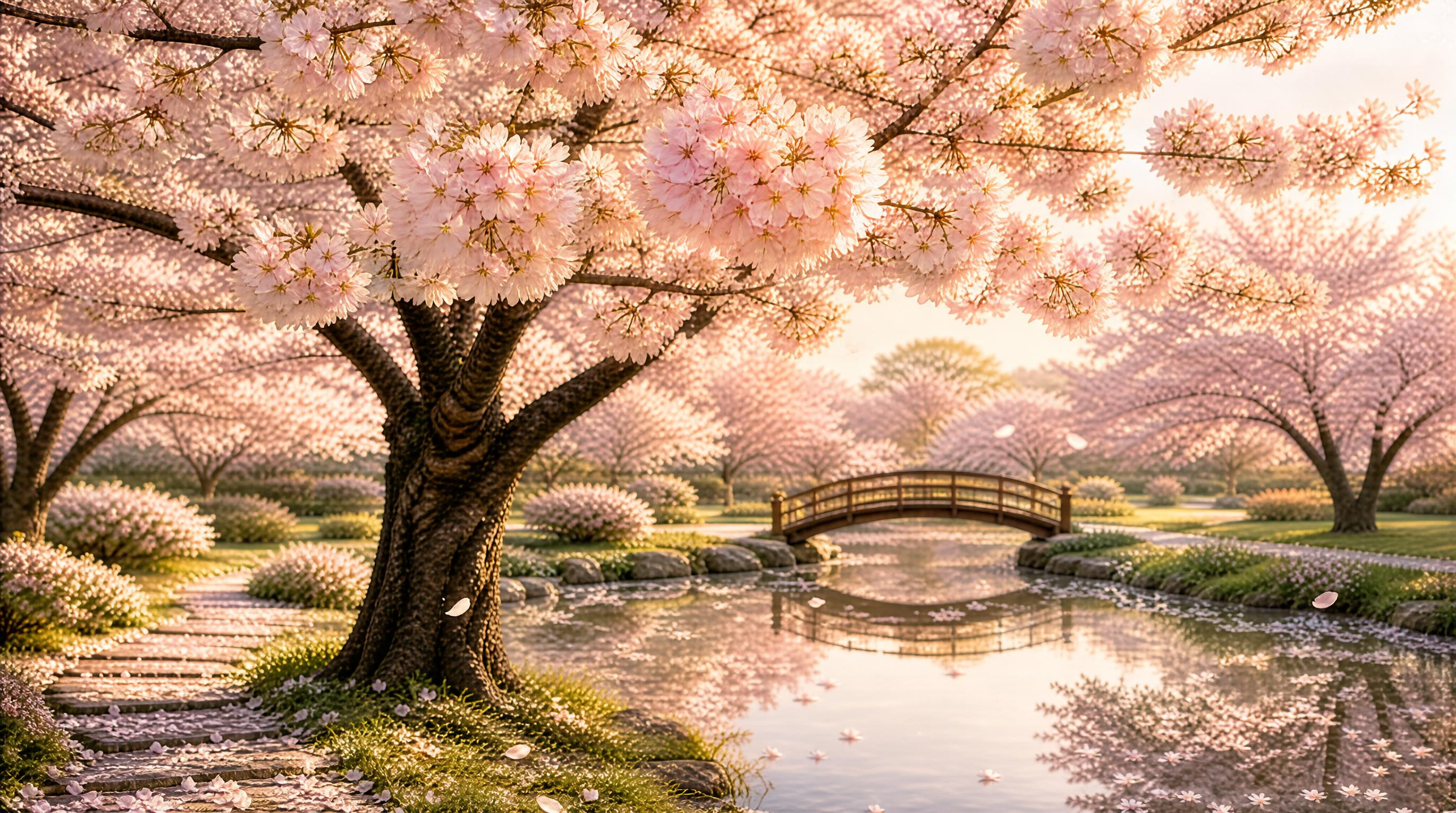 Cherry Blossom Garden