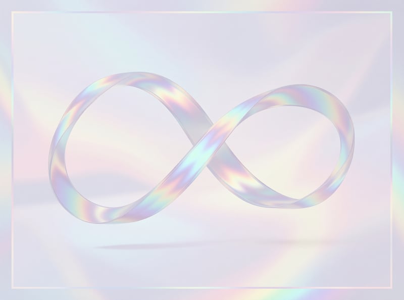 Holographic Infinity Symbol