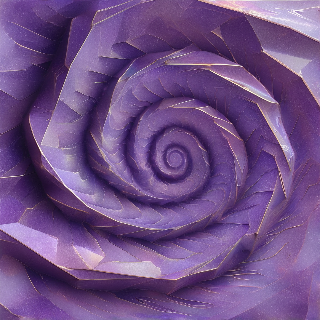 Purple Spiral Structure