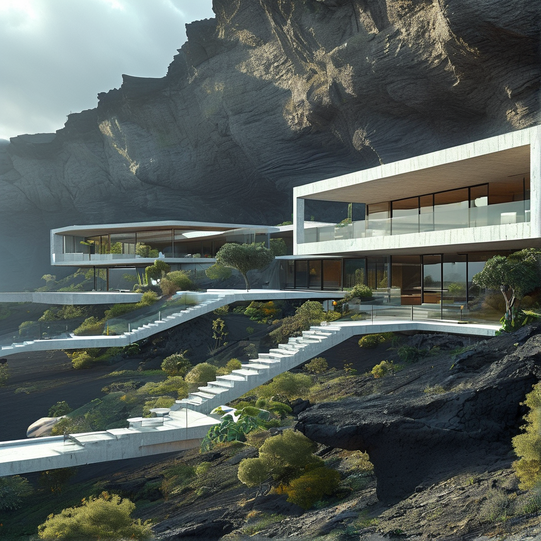 Modern Cliffside Villa