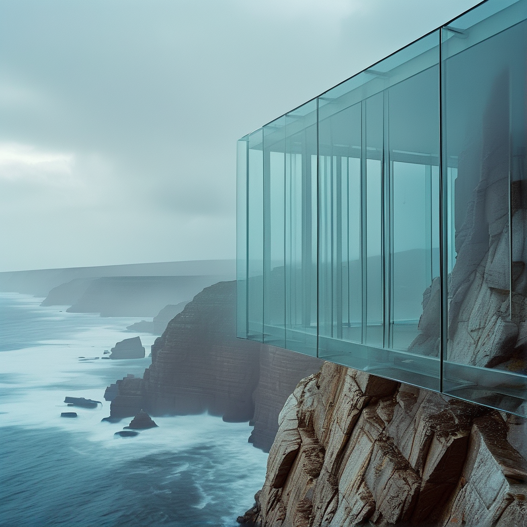 Cliffside Glass Building