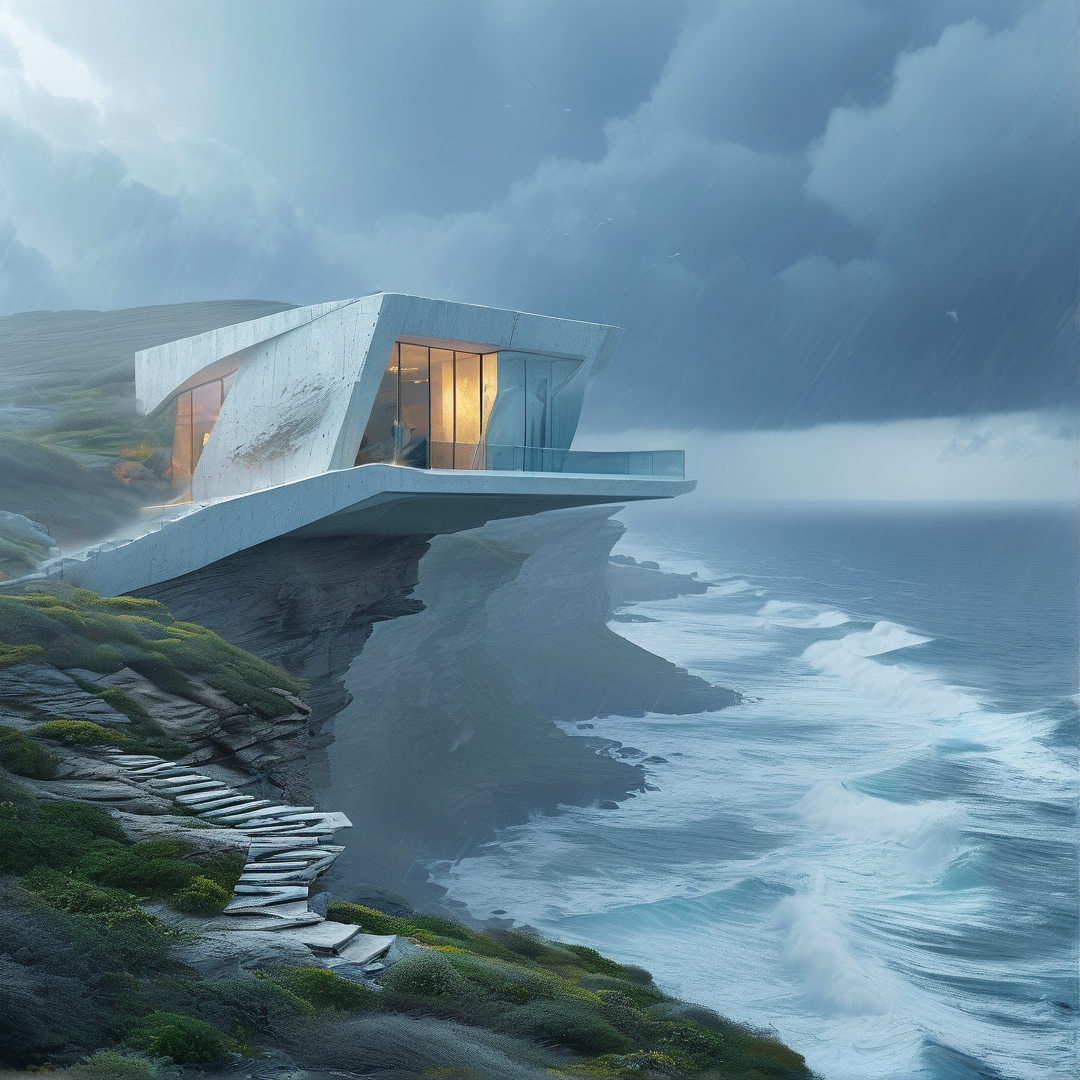 Modern Cliffside Residence