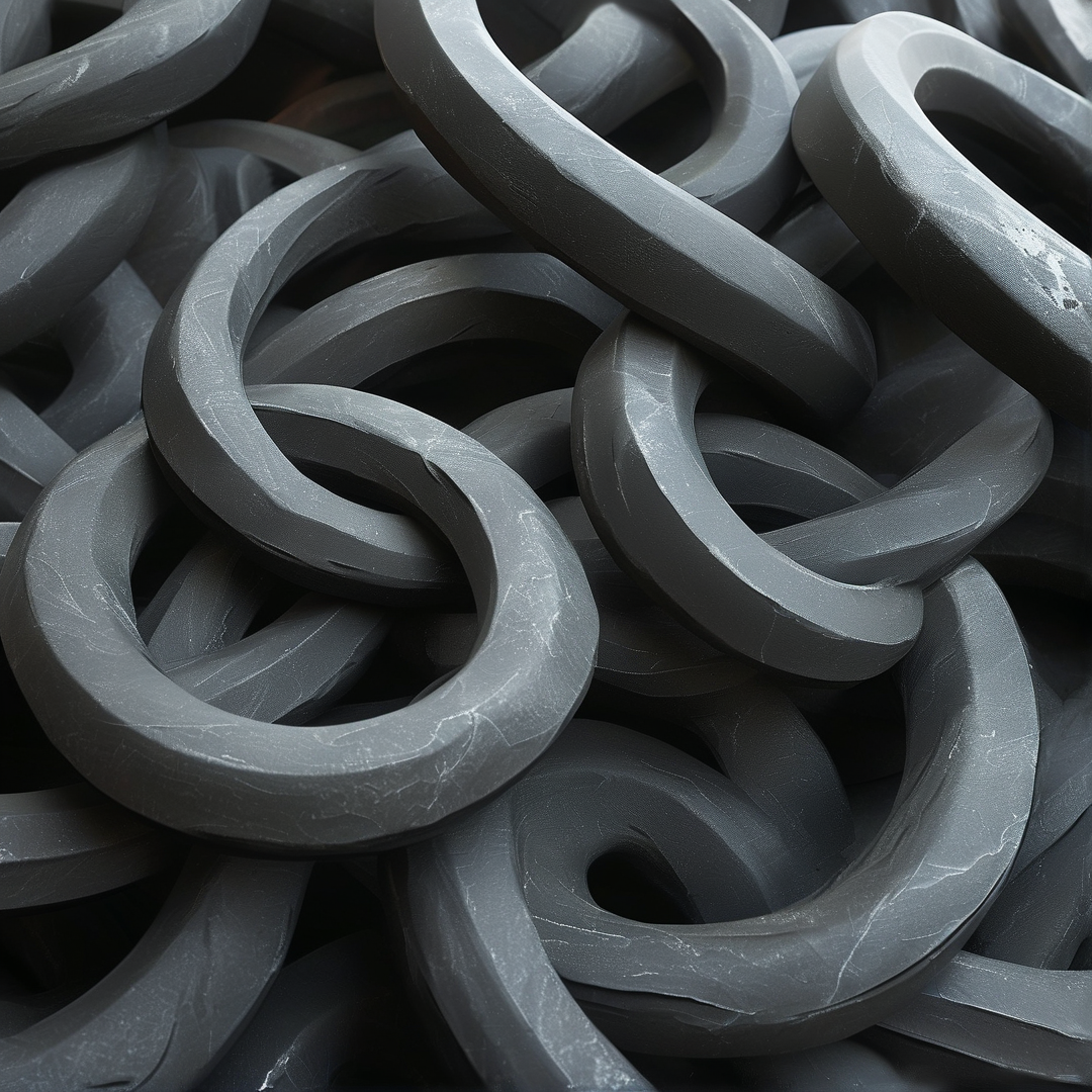 Grey Rubber Ring Pile