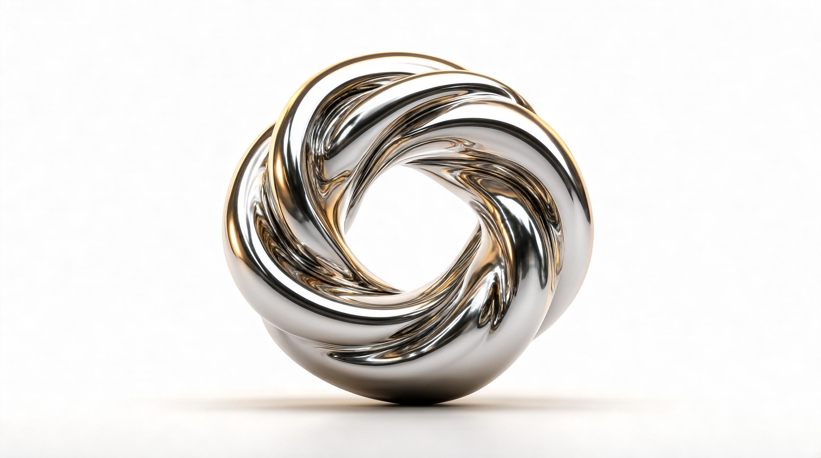 Polished Metallic Ring