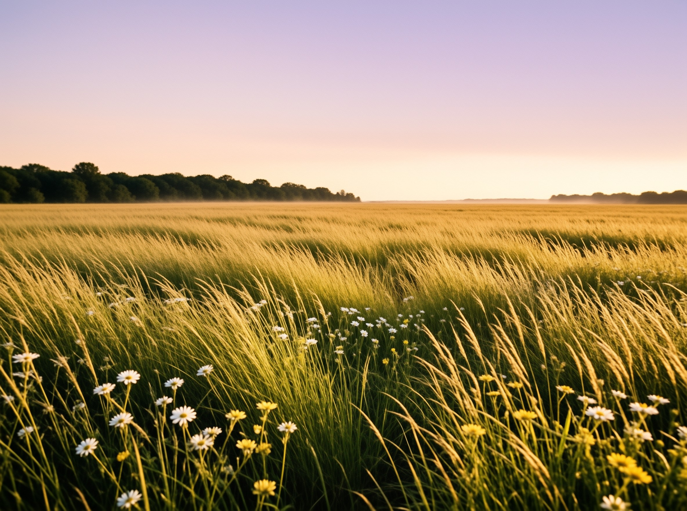 Golden Field at Sunset