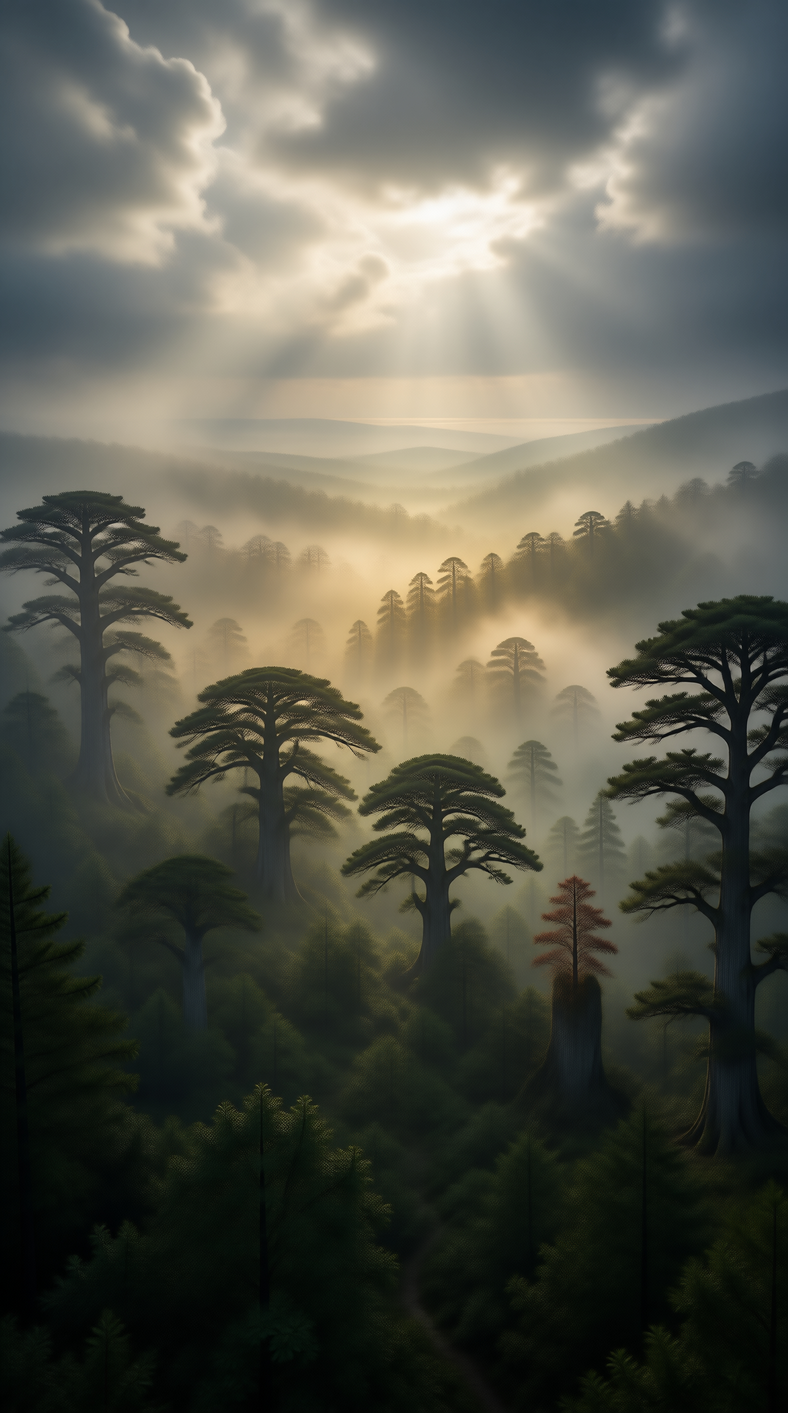 Ethereal Forest Dawn