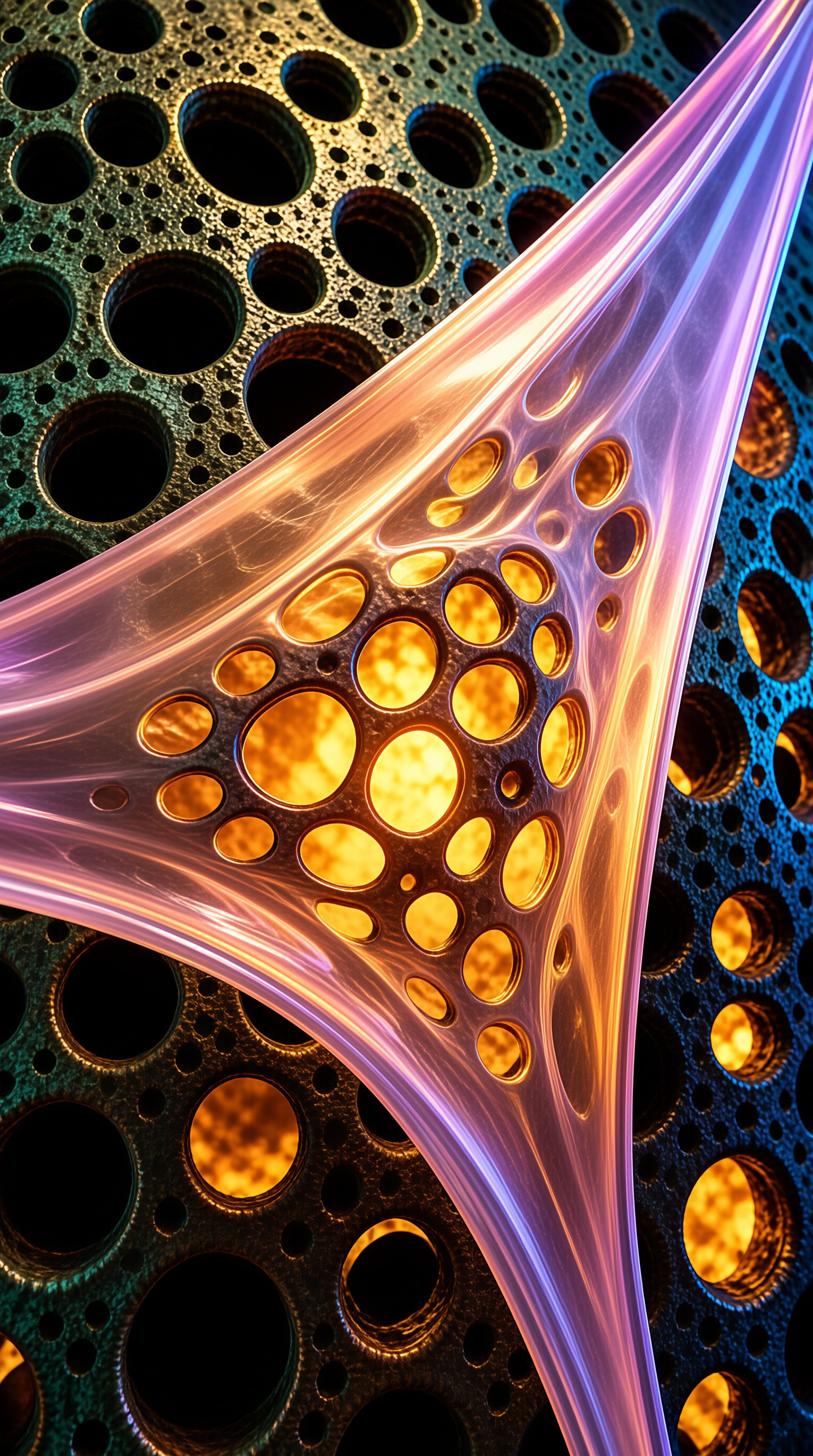 Abstract Sci-Fi Structure