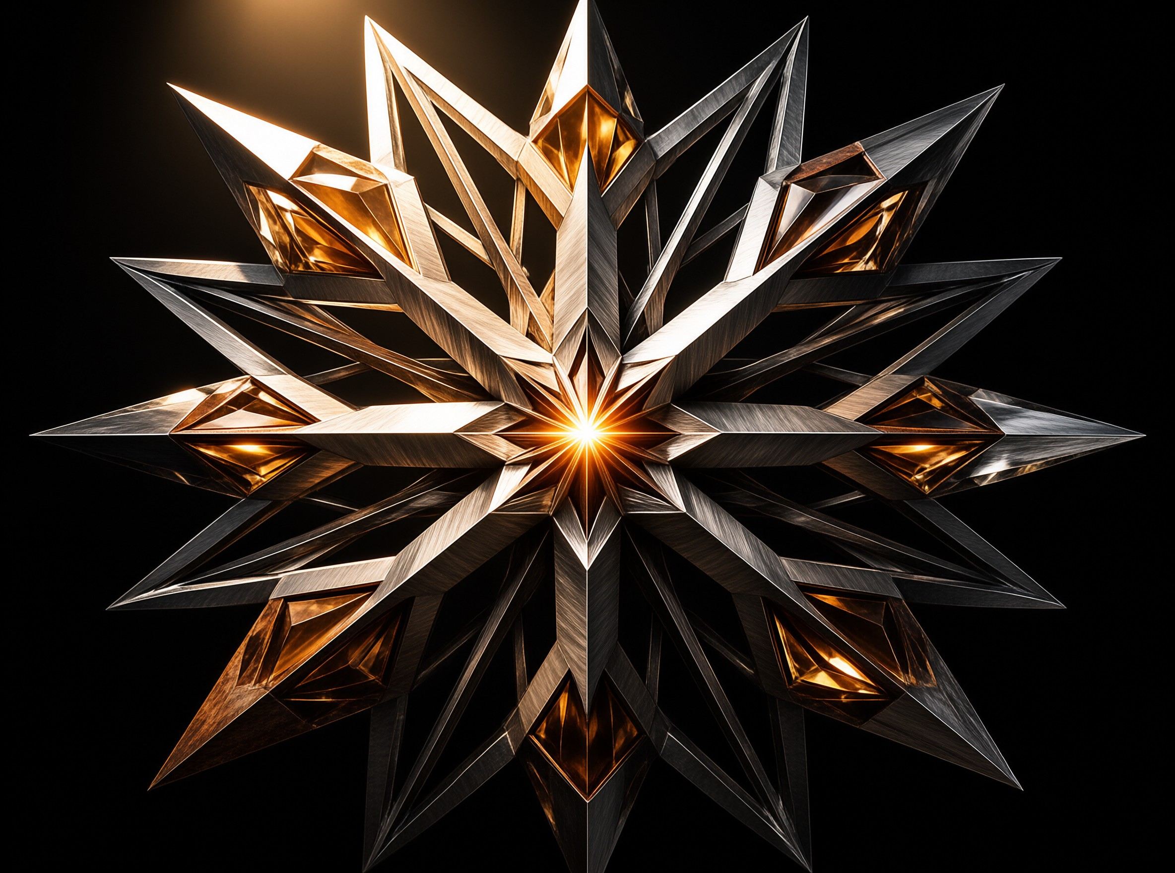 Metallic Star Polyhedron