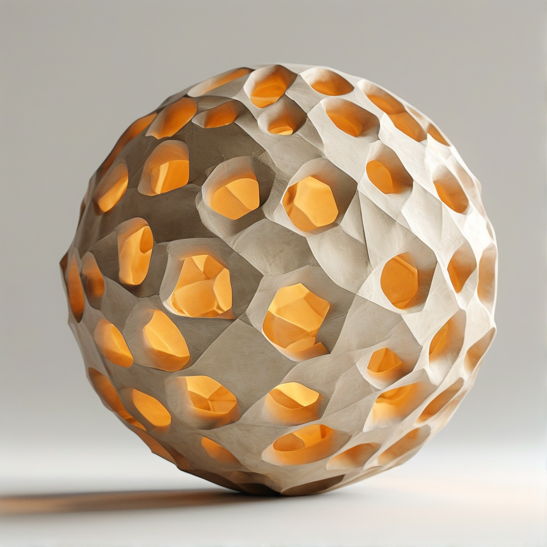Geometric Glowing Sphere
