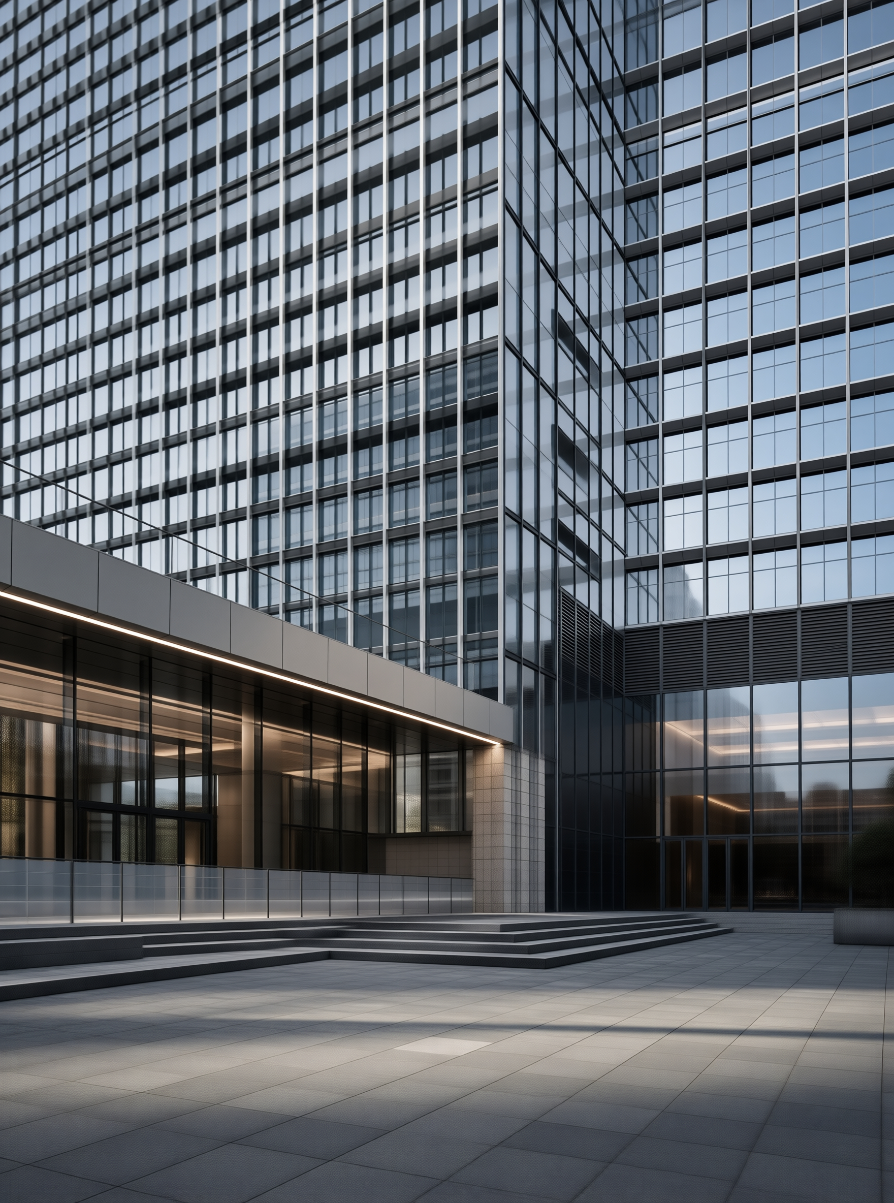 Modern Glass Office Tower