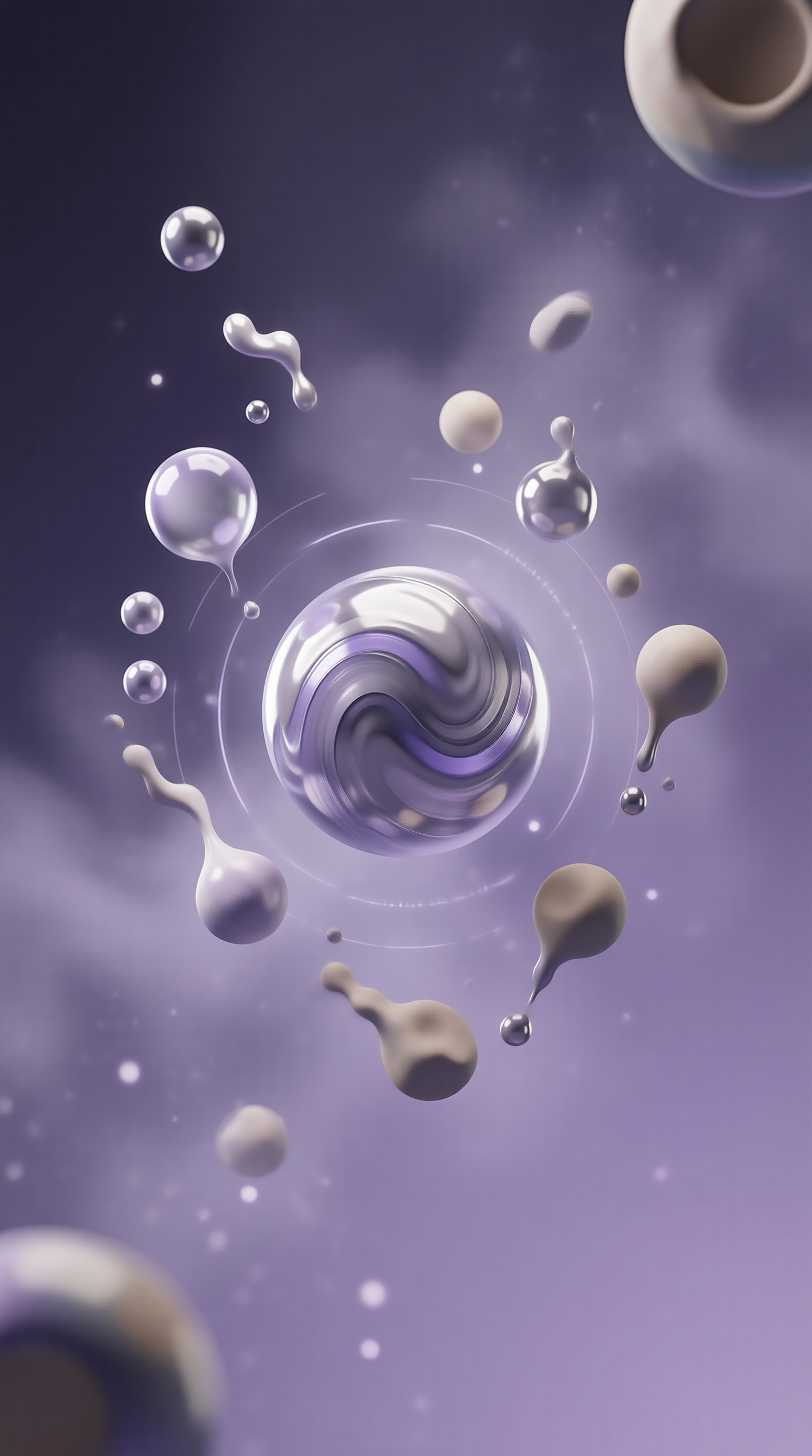 Surreal Liquid Vortex