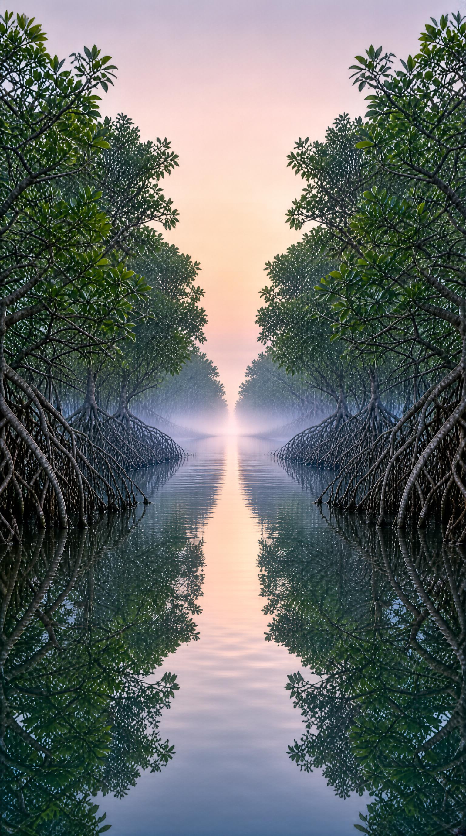 Mangrove River at Dawn