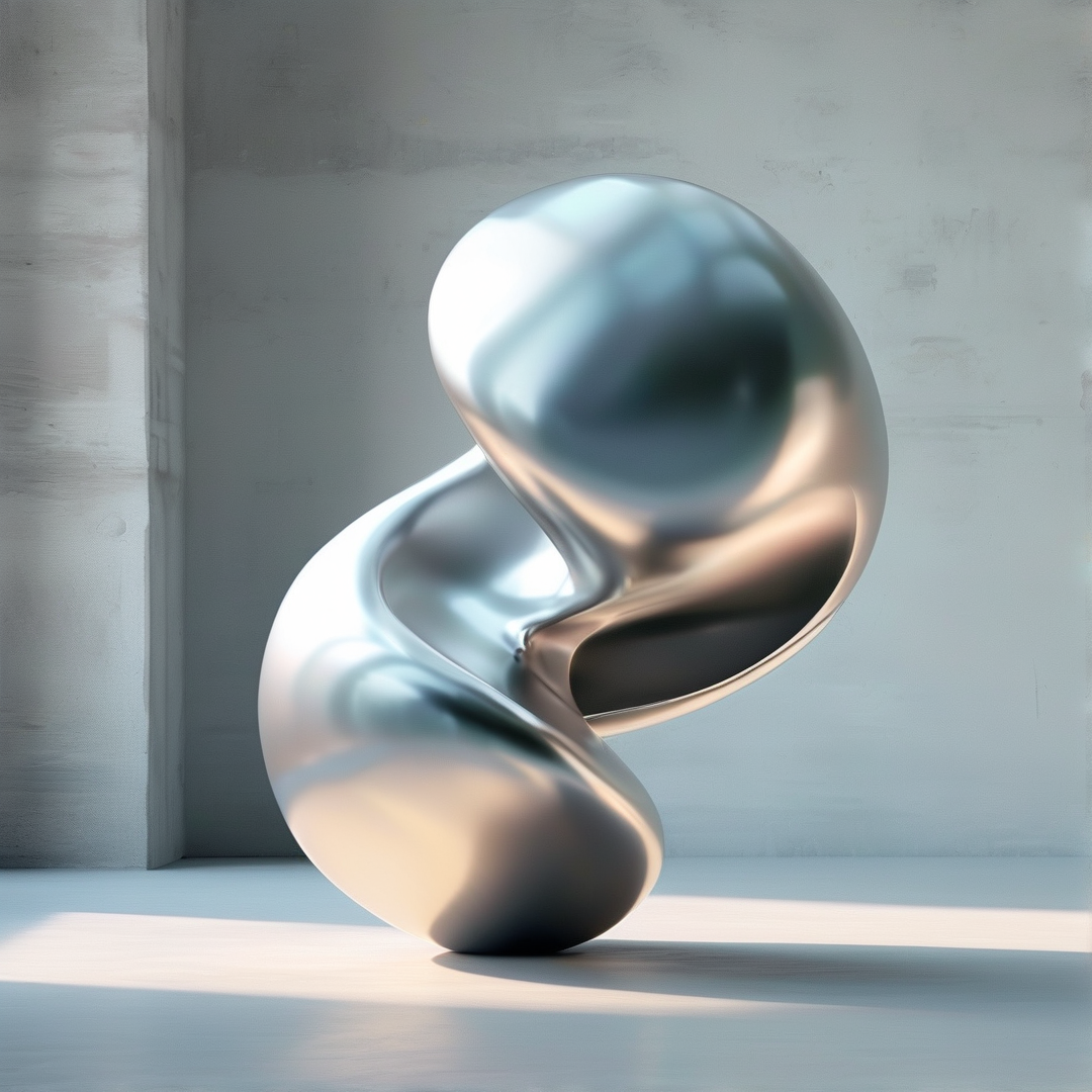 Abstract Metallic Sculpture