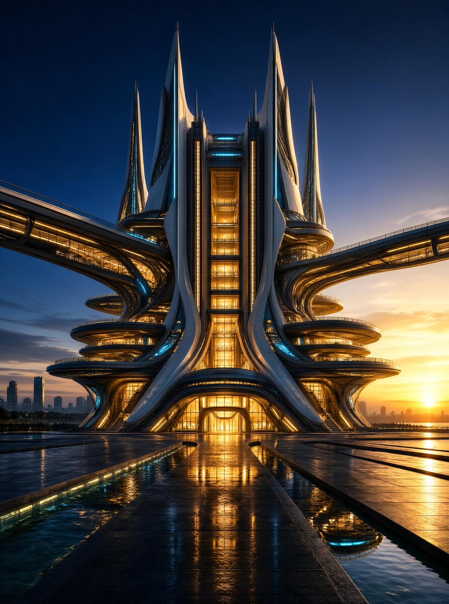 Futuristic Architectural Marvel
