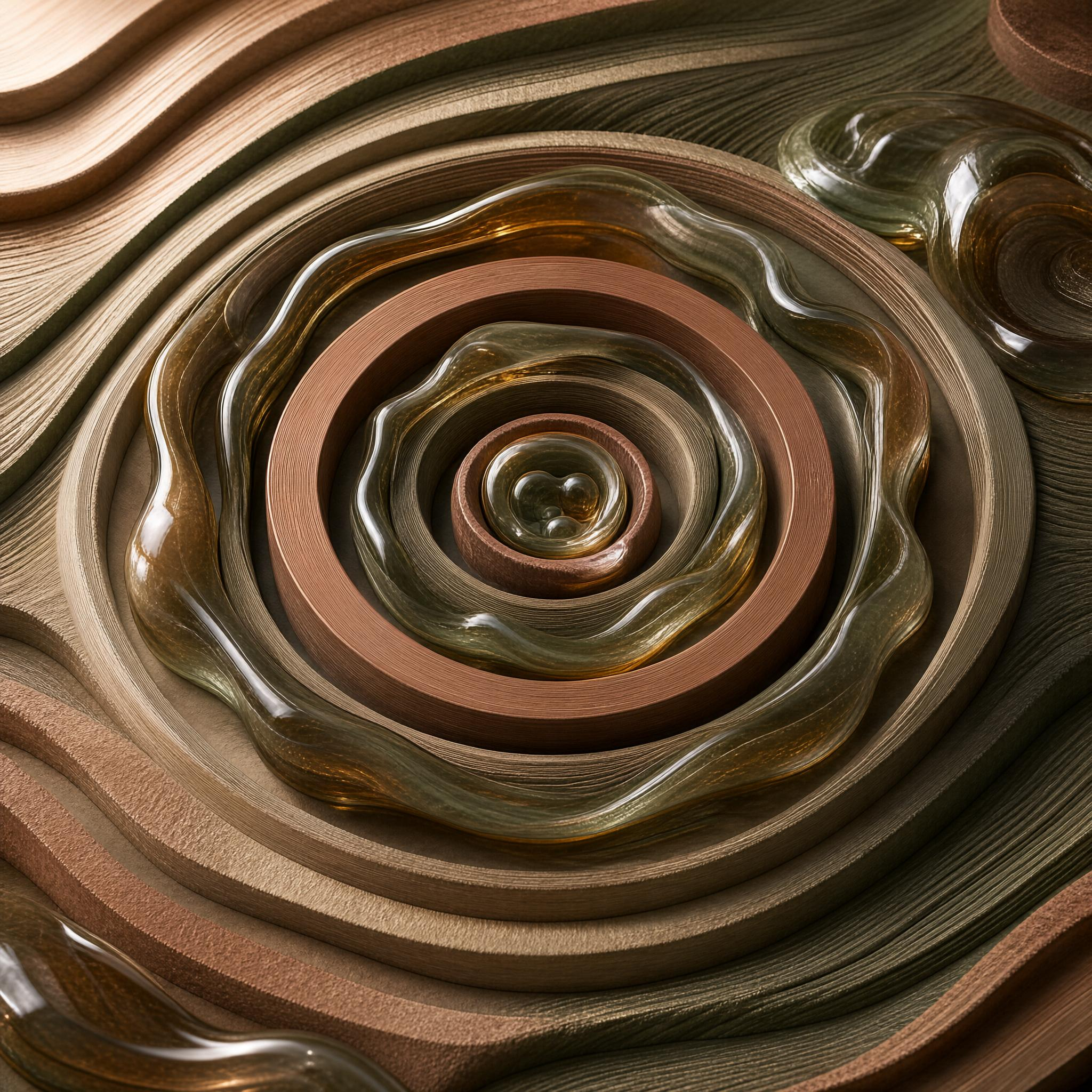 Textured Spiral Design