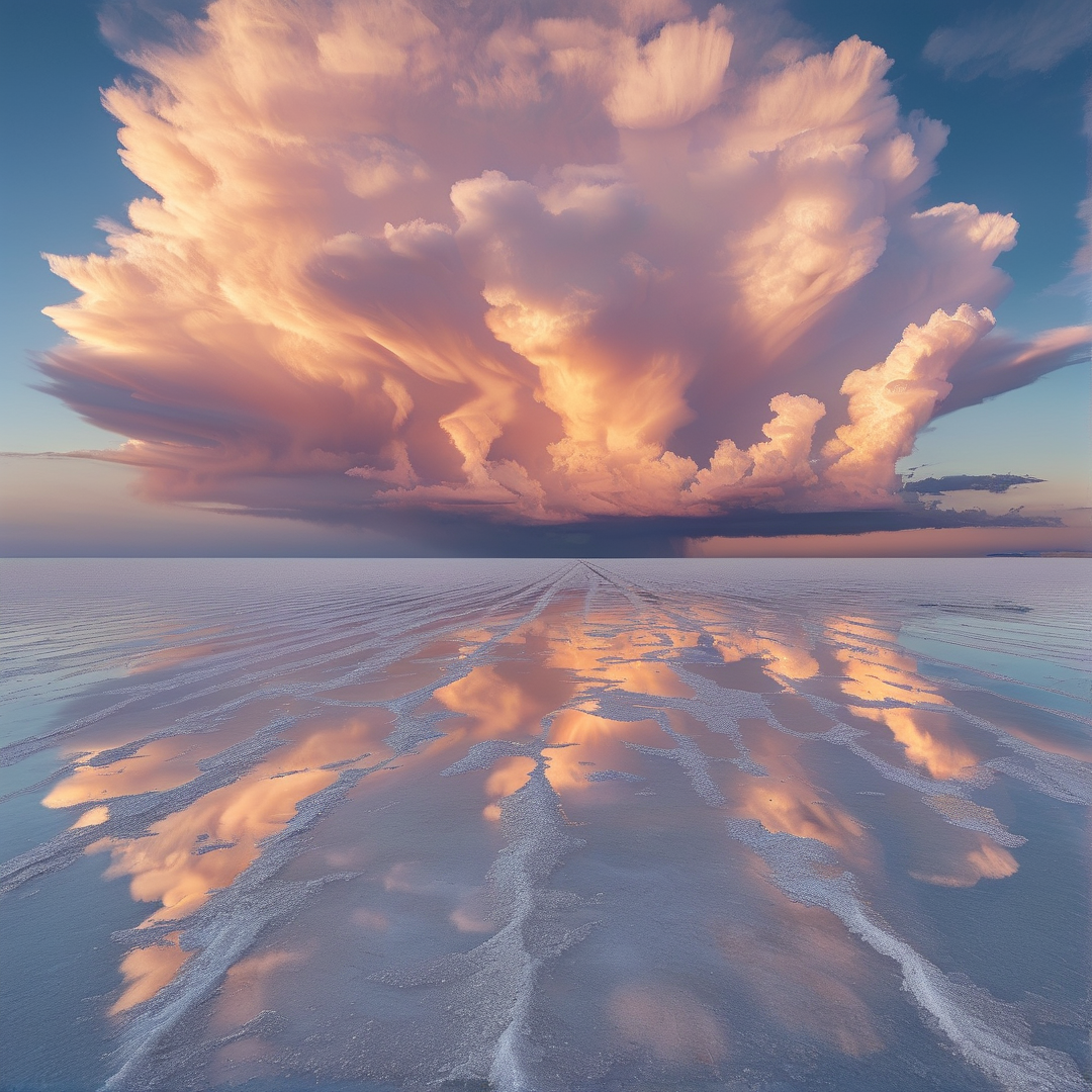 Pink Cloud Reflection