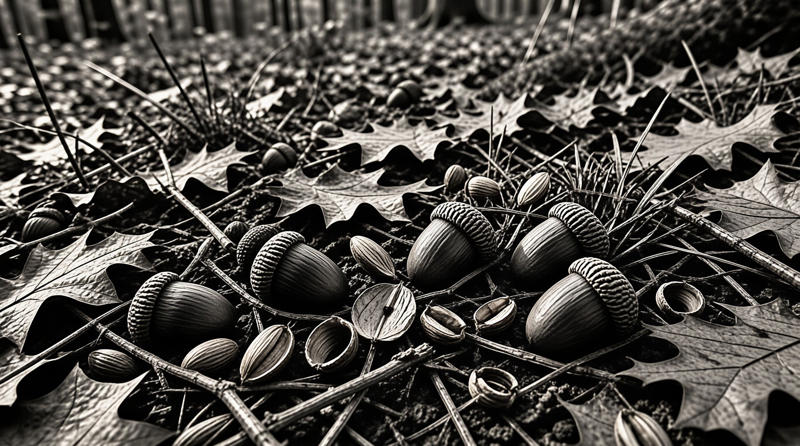 Acorns and Oak Leaves