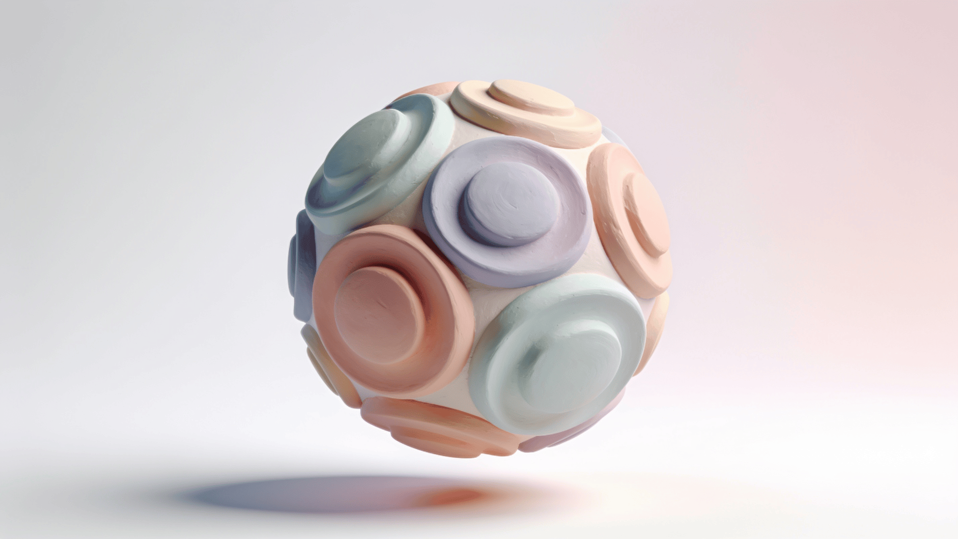 Clay, Pastel Floating Orb