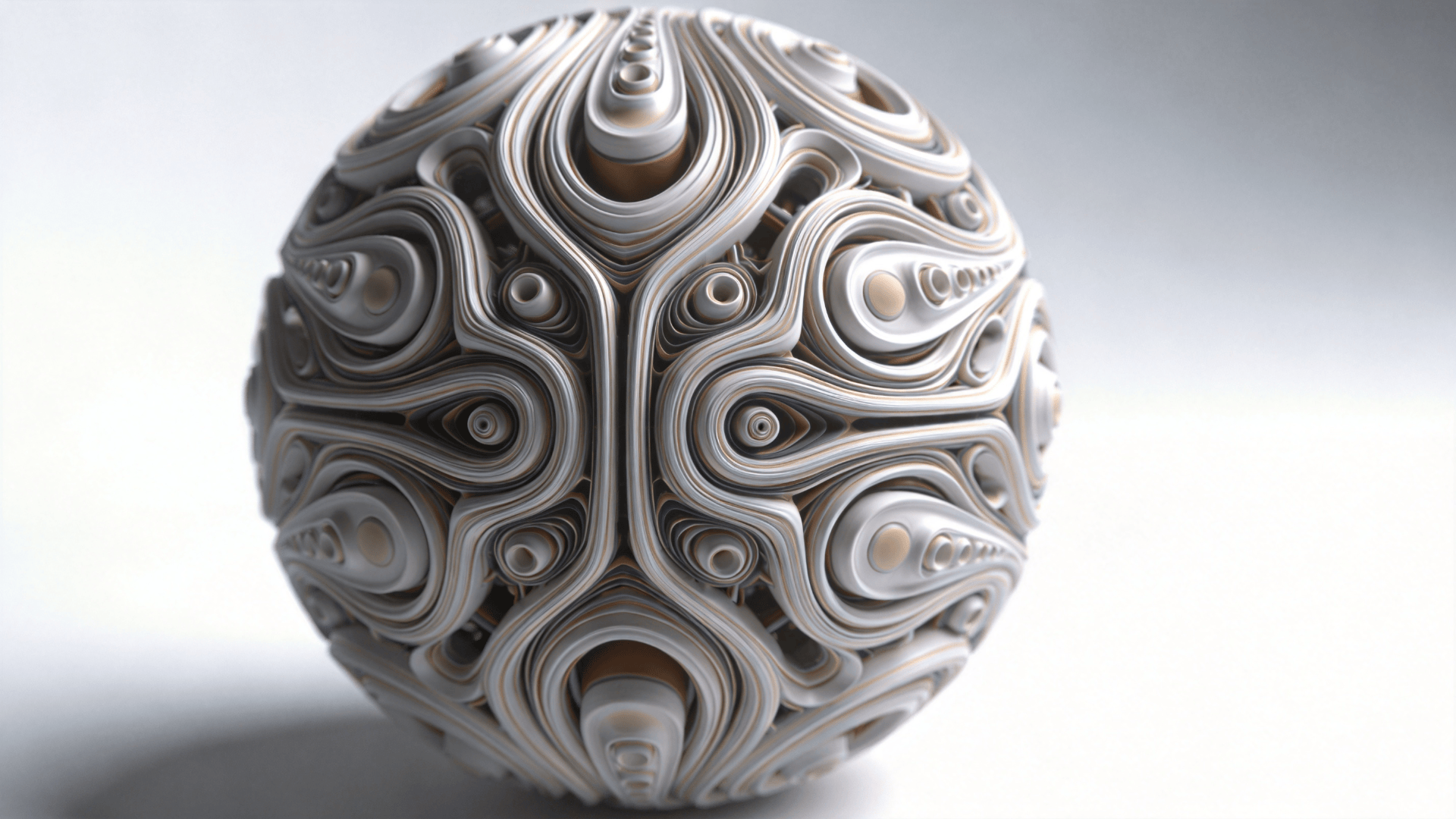 Surreal Geometric Sphere