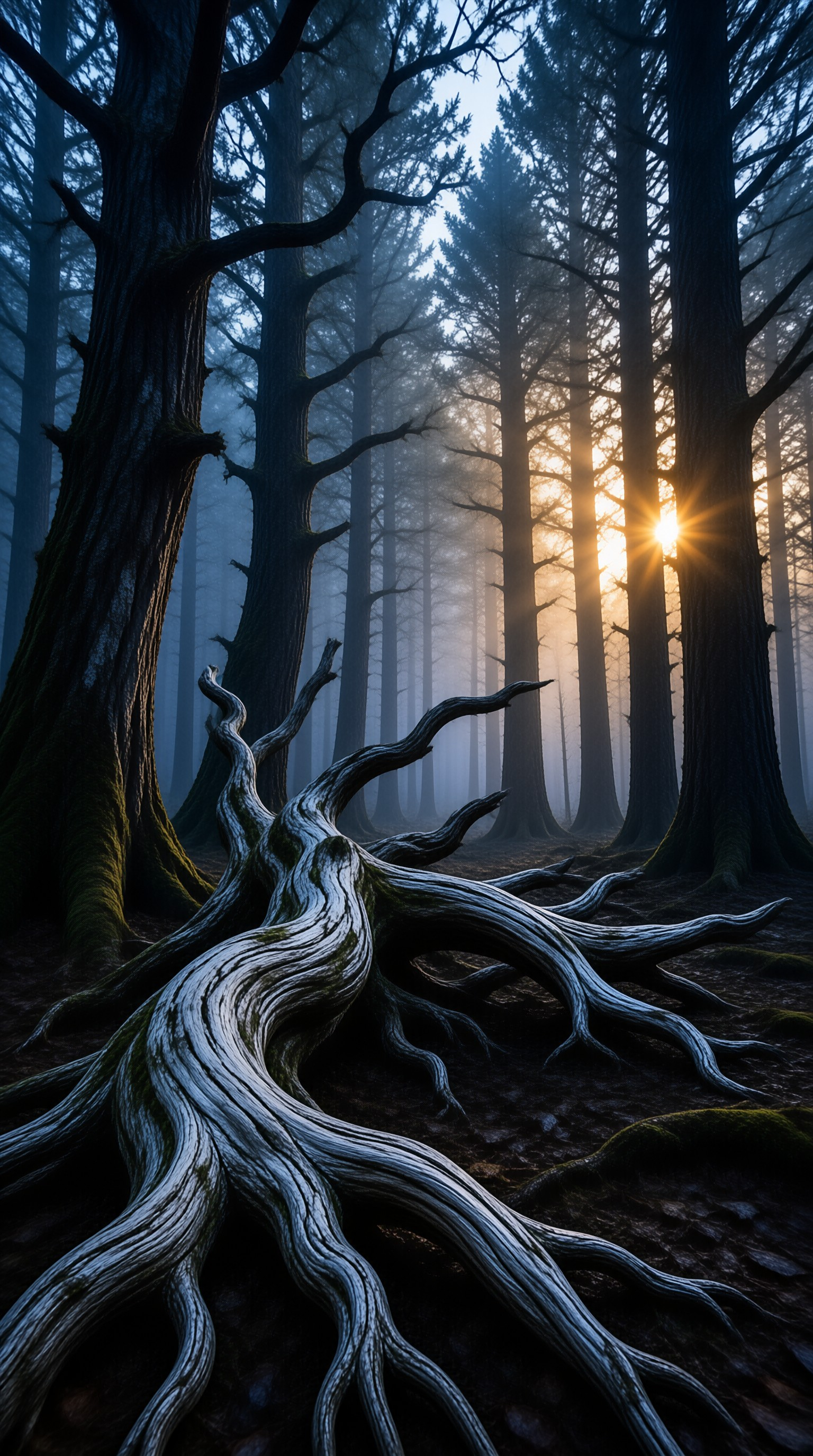 Mystic Forest Dawn