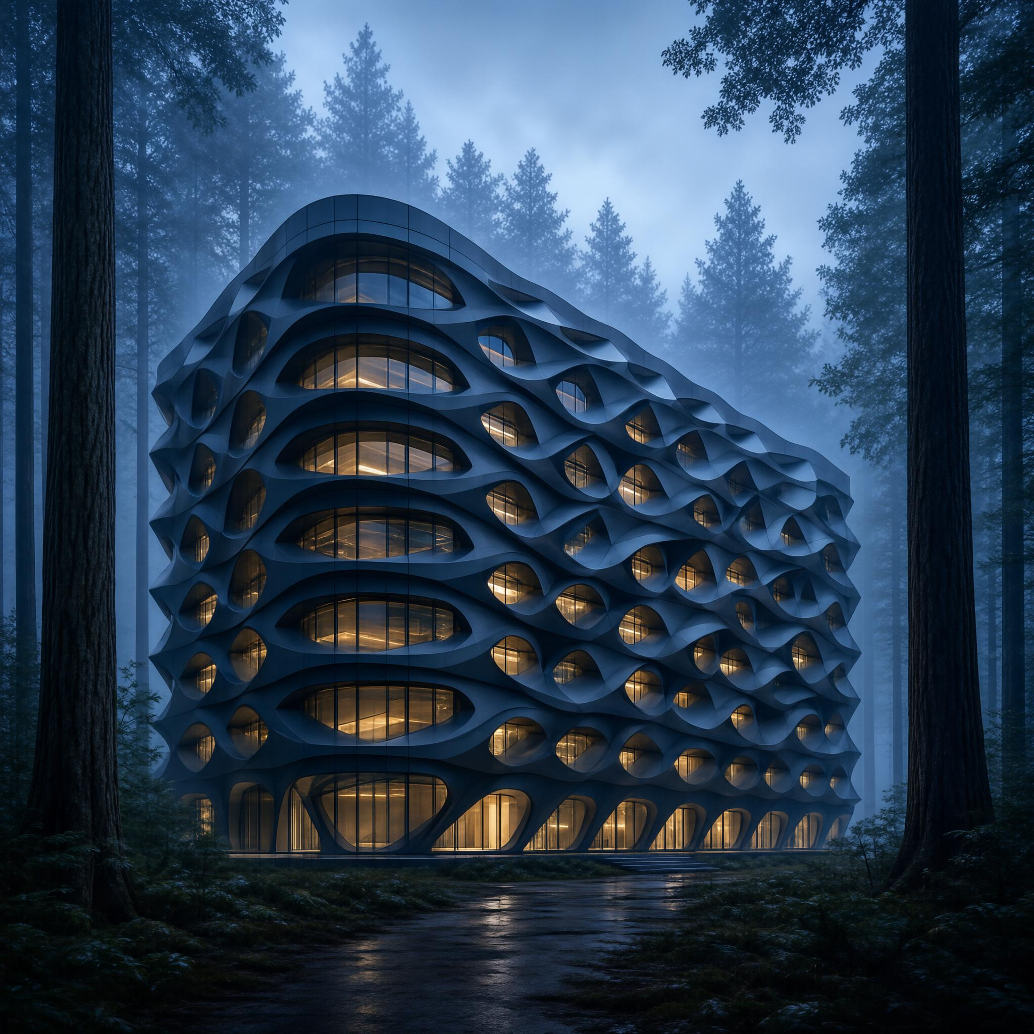 Modern Forest Building
