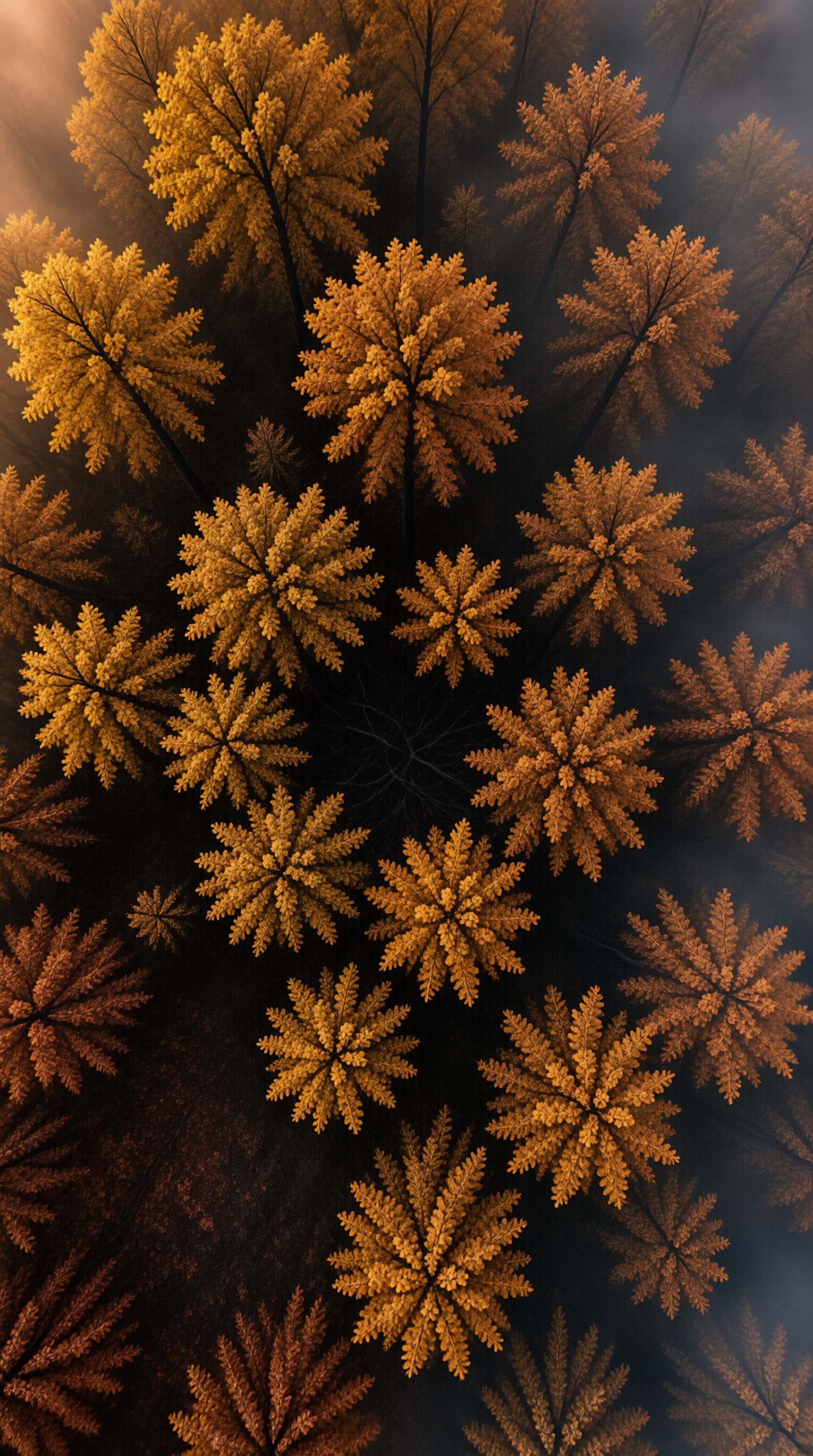 Golden Autumn Forest
