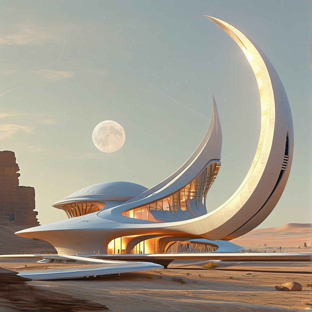 Futuristic Desert Architecture