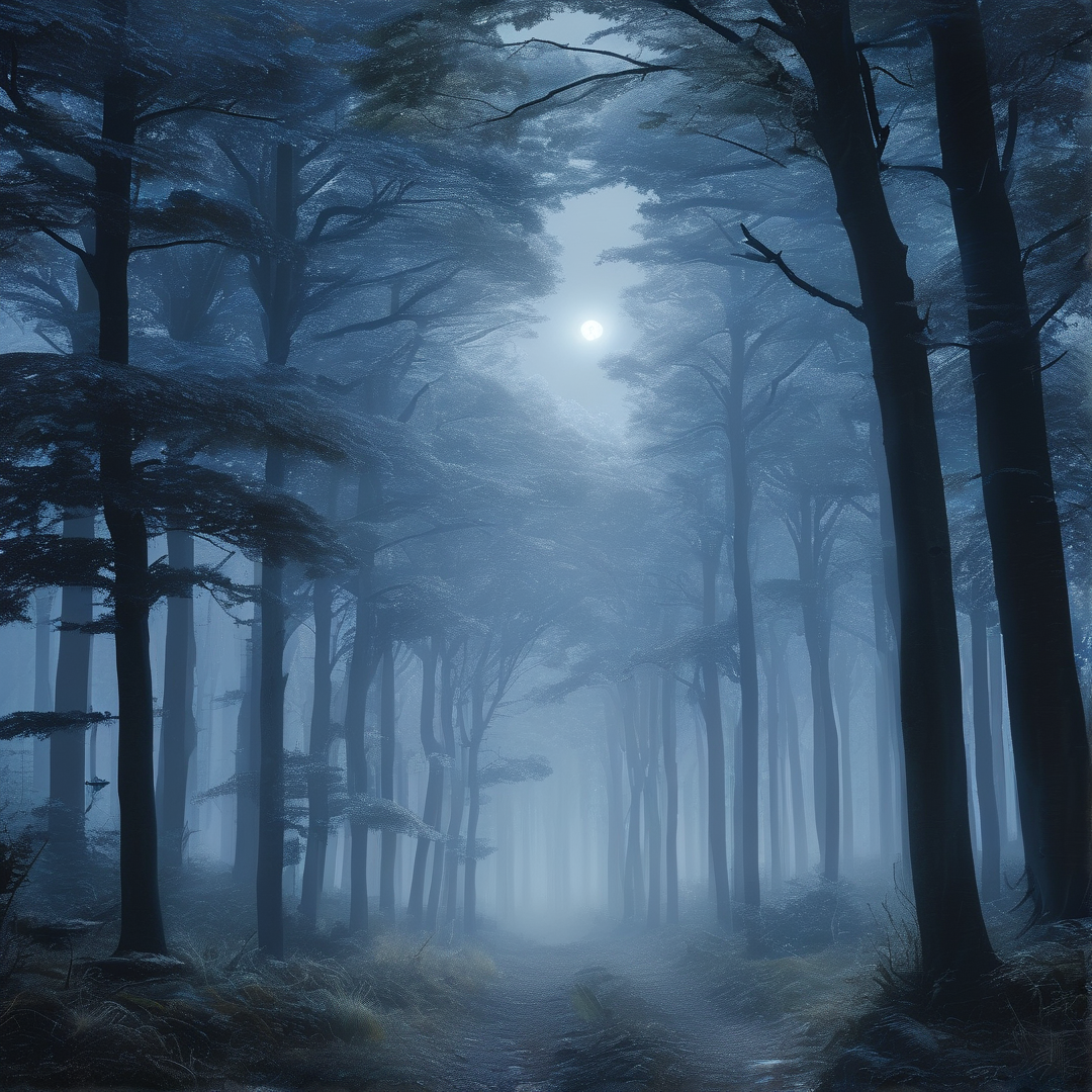 Misty Forest Path