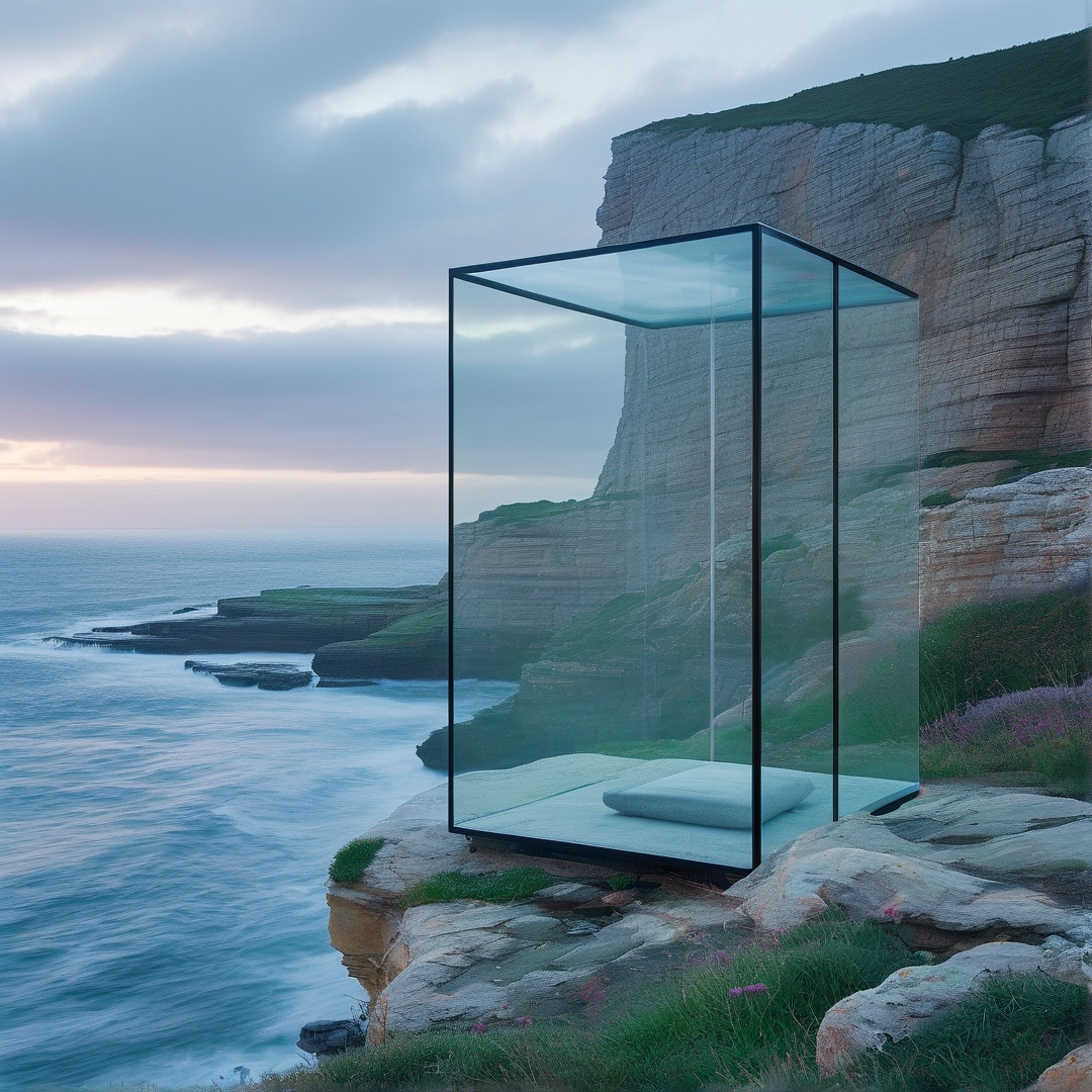 Glass Bedroom on Cliff