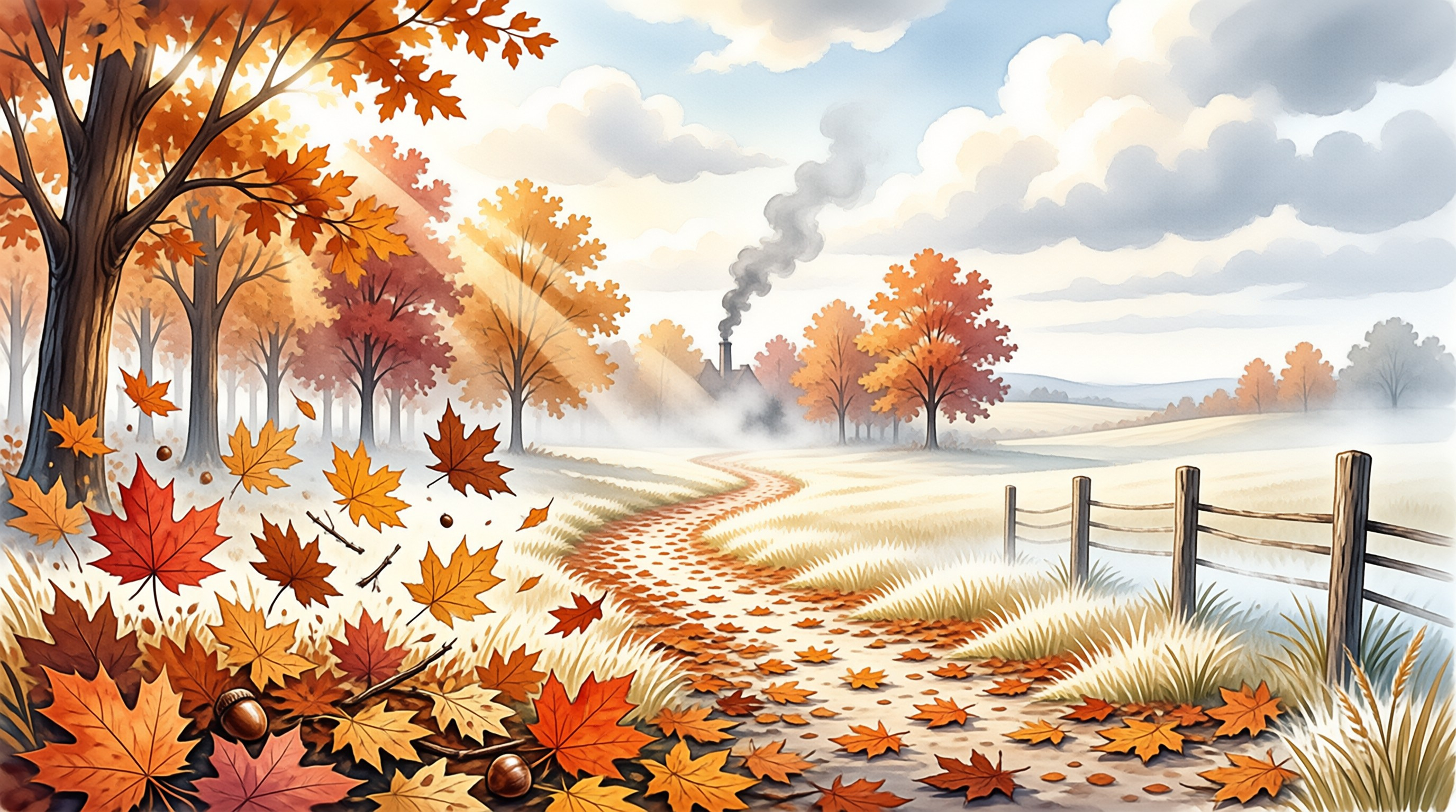 Autumn Landscape Path