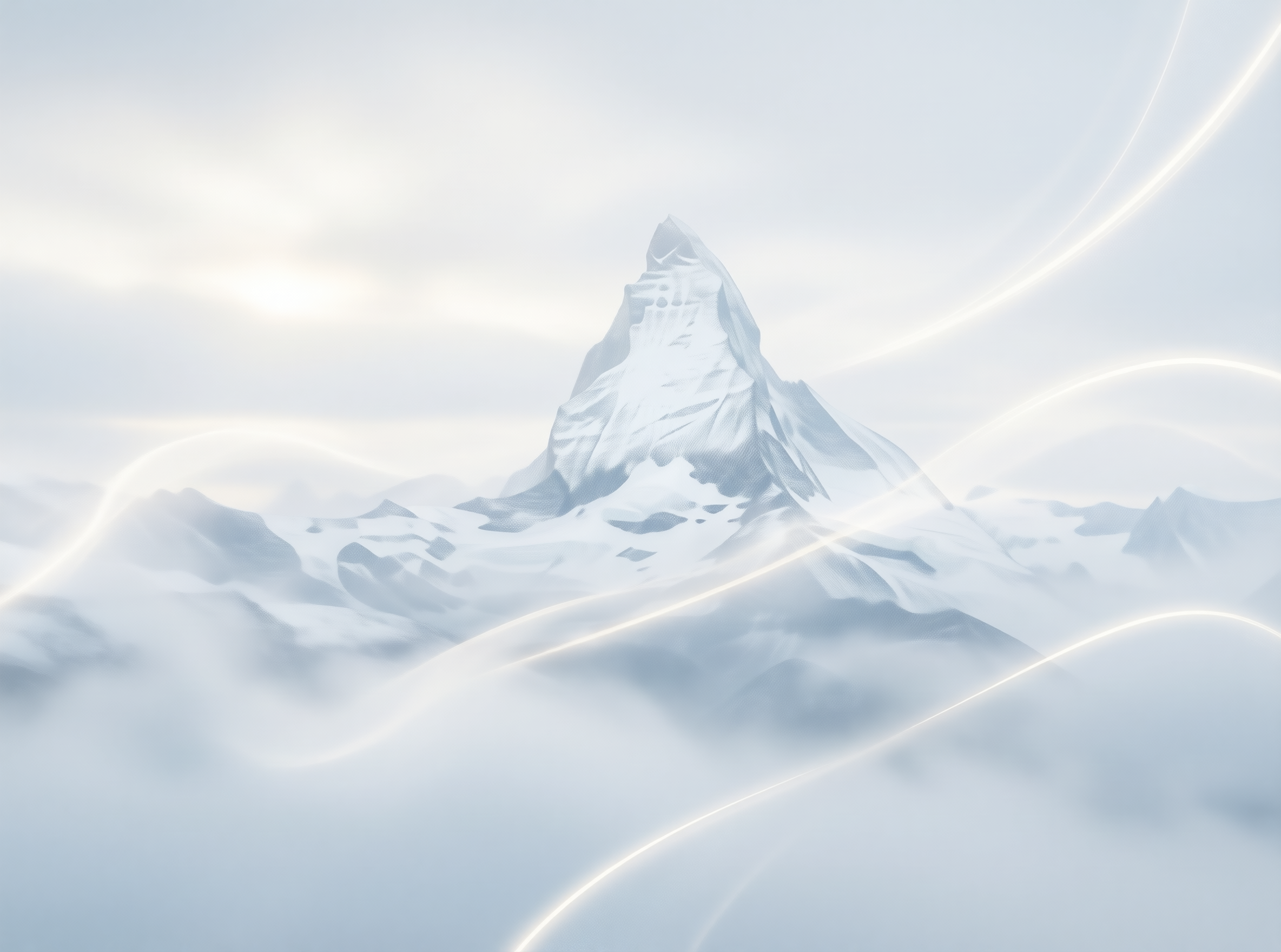 Serene Alpine Peak Landscape