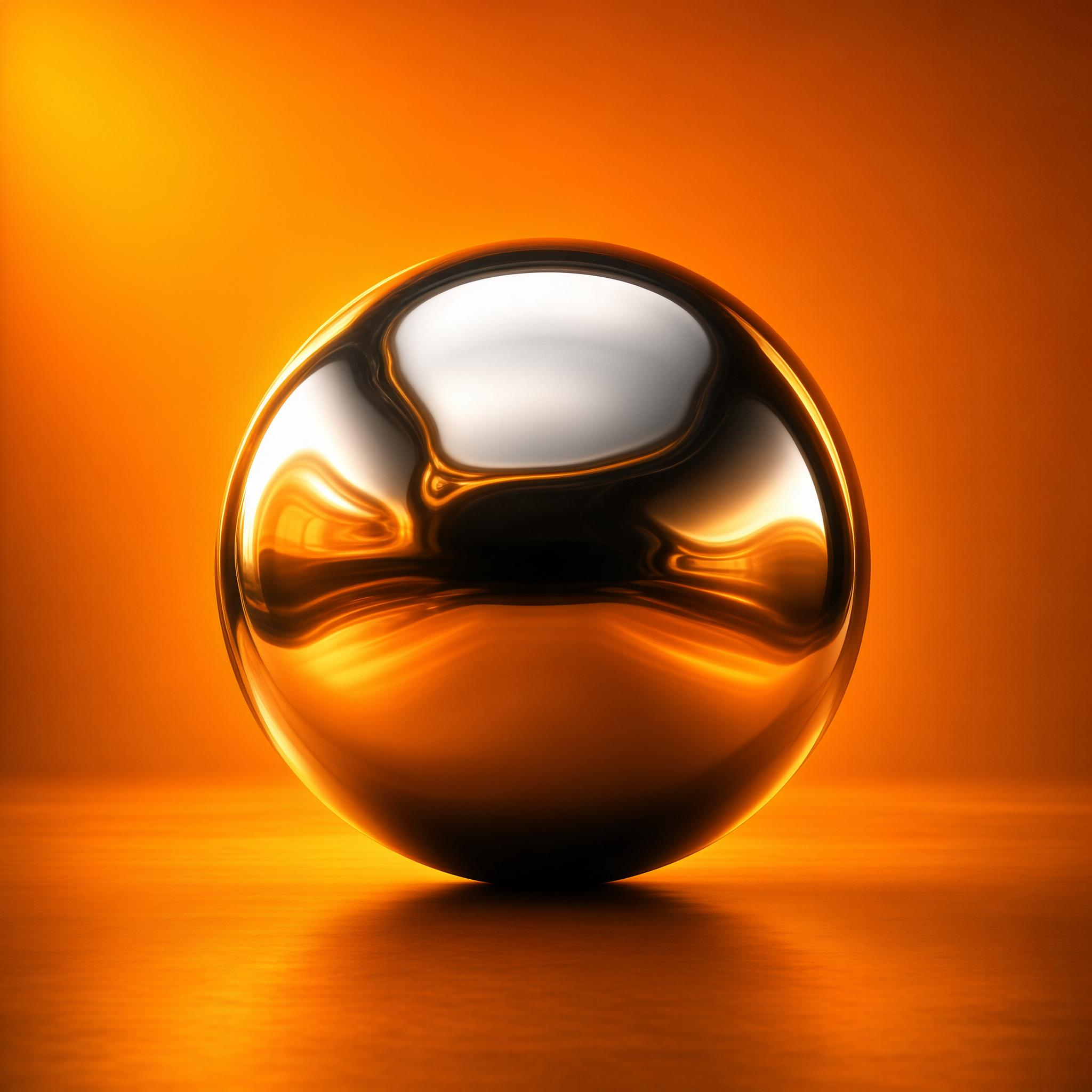 Reflective Metal Sphere