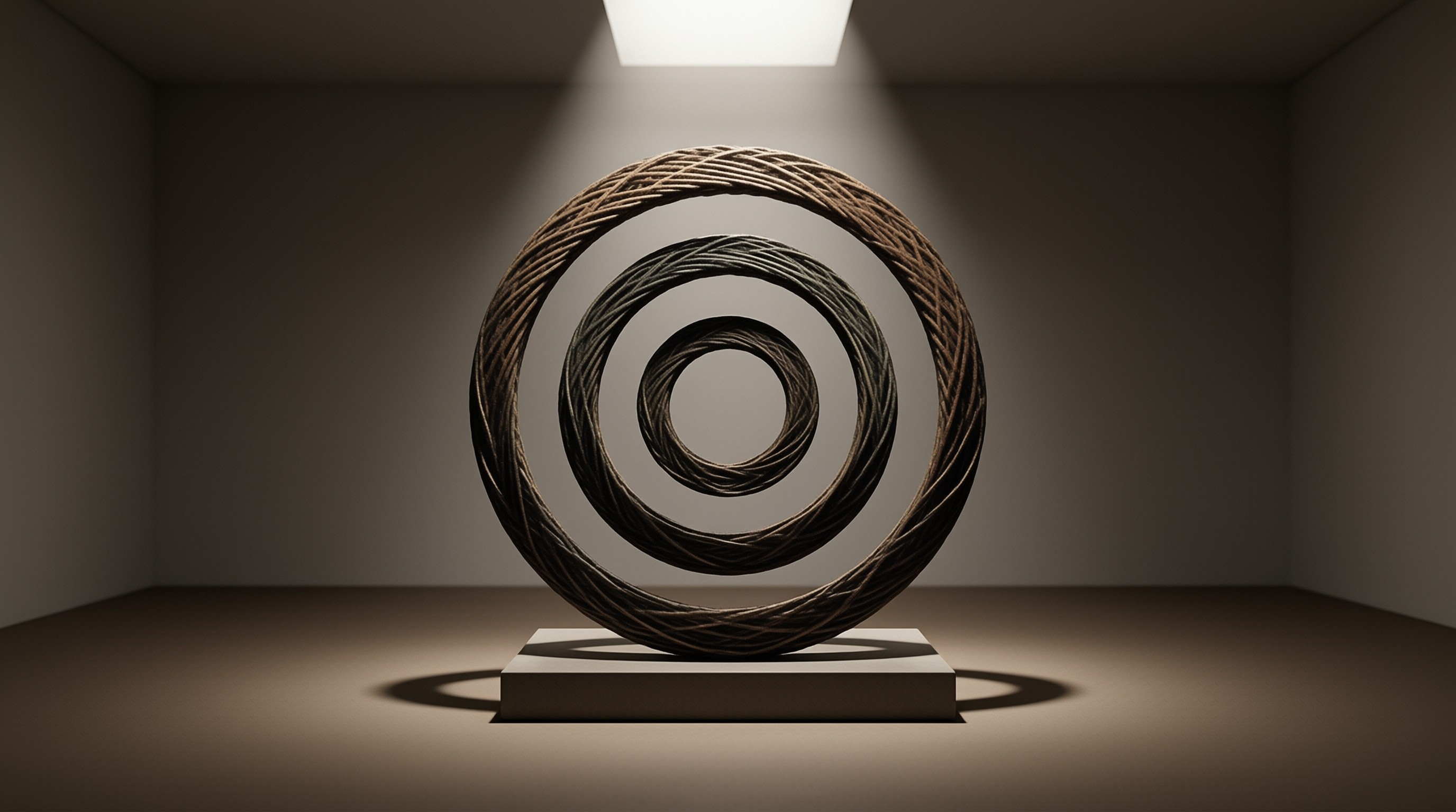 Twisted Ring Sculpture