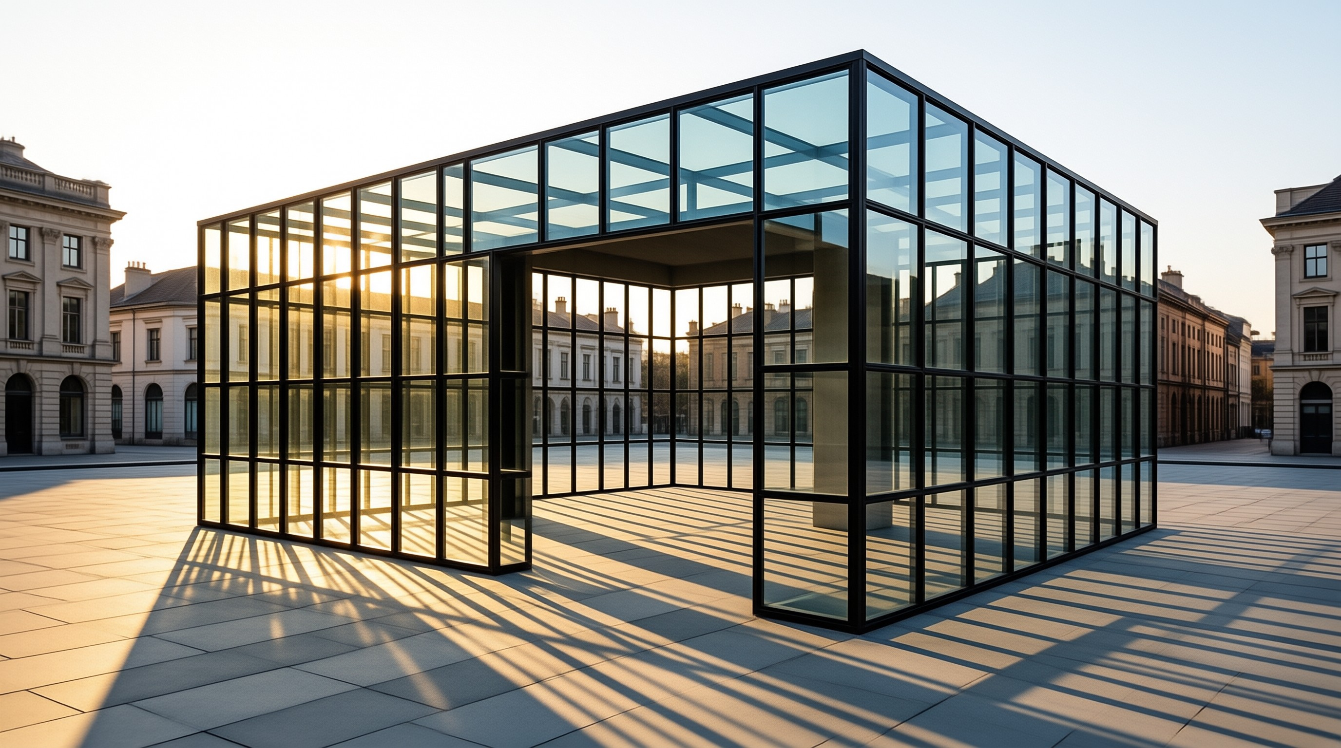 Glass Pavilion in City Square