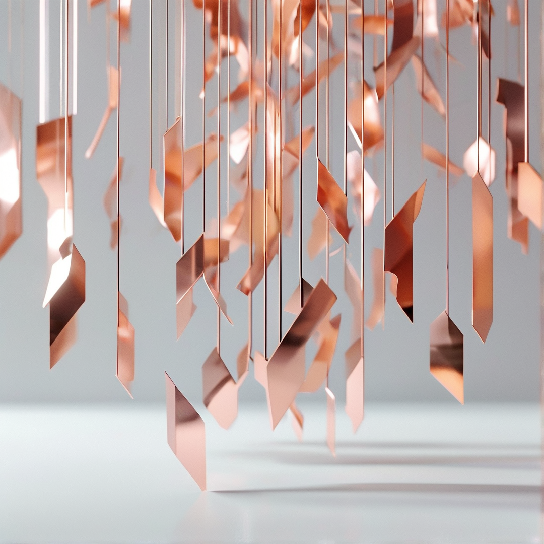 Suspended Copper Shards
