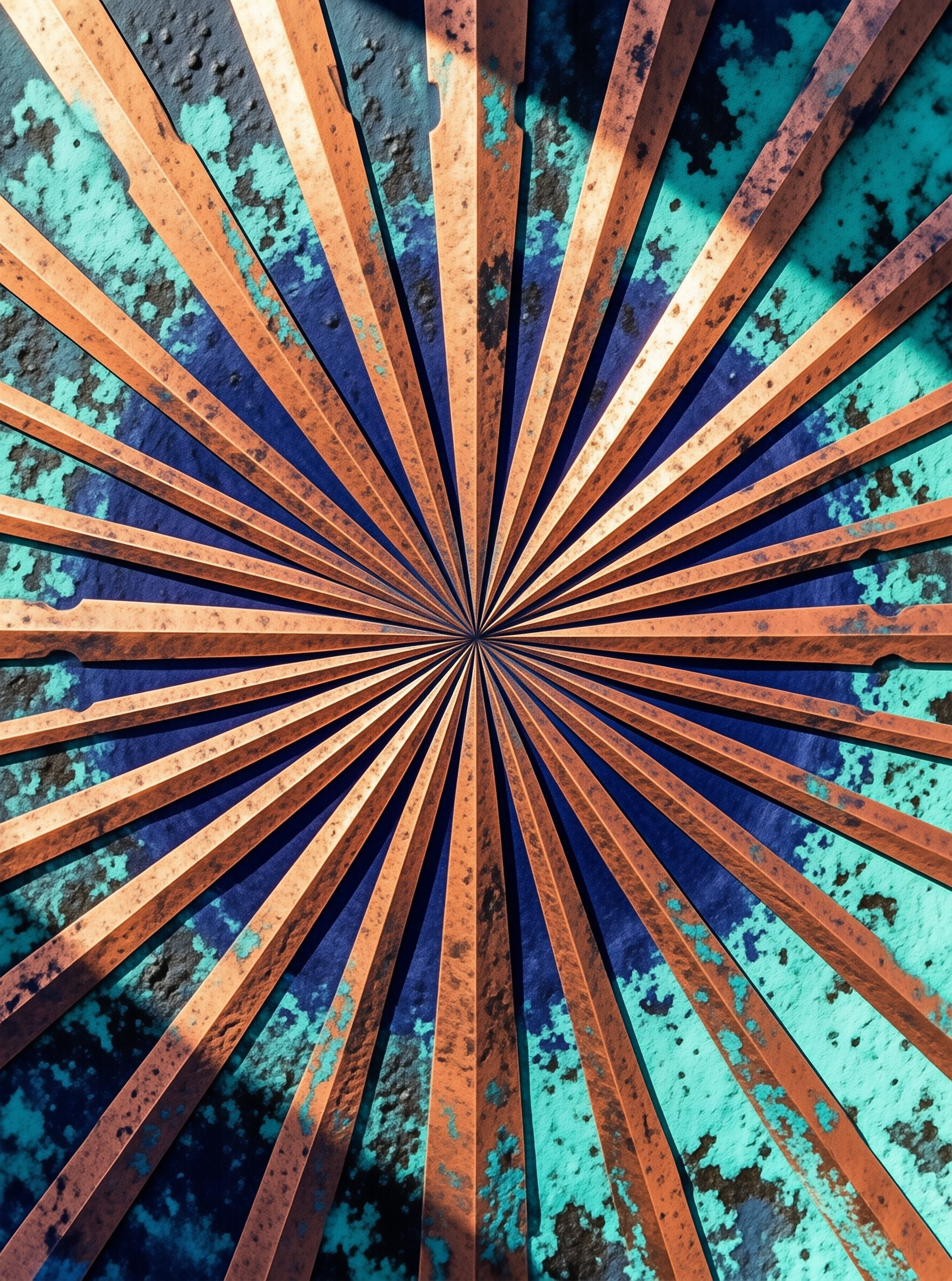 Radial Copper Pattern