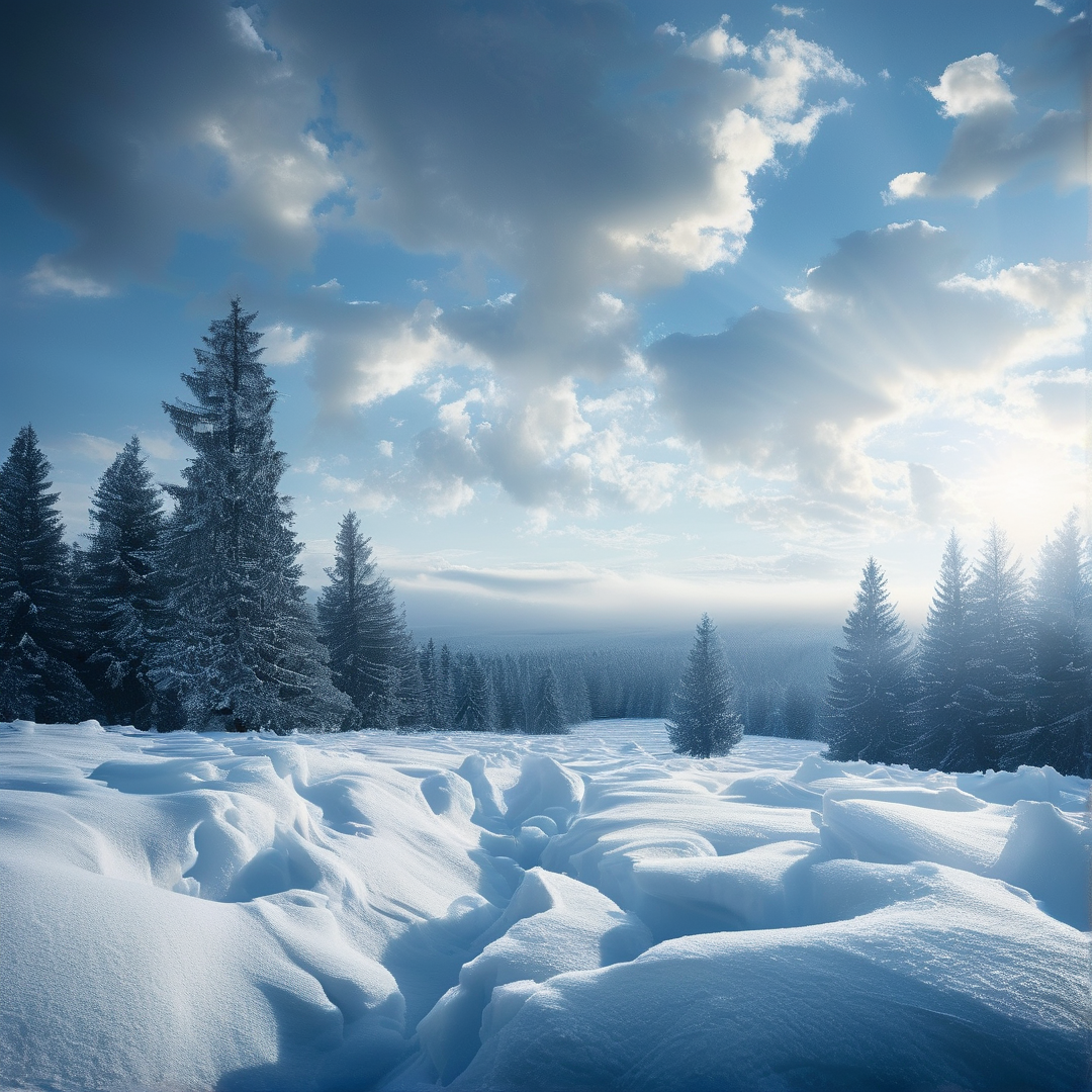 Snowy Winter Landscape