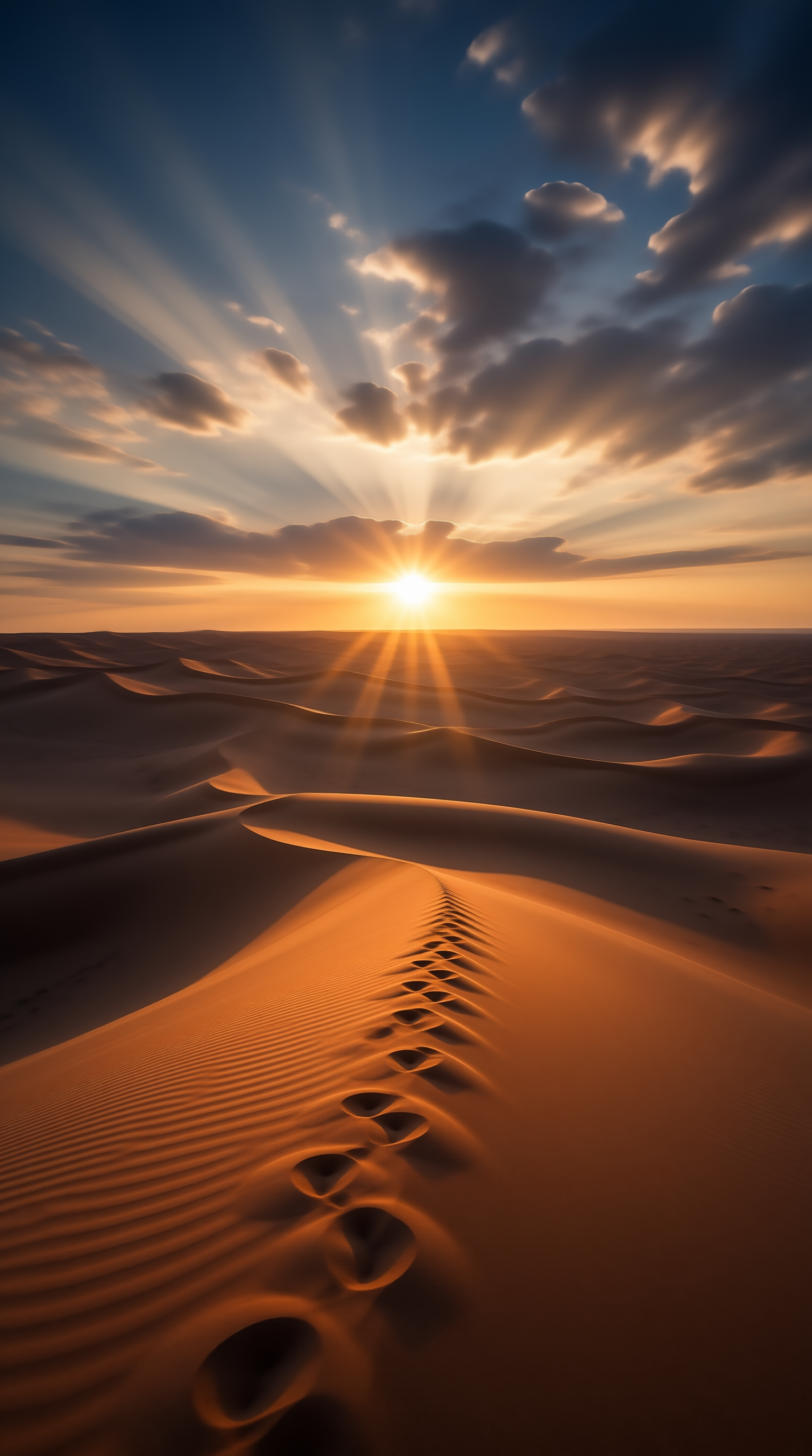 Footprints to the Sunset