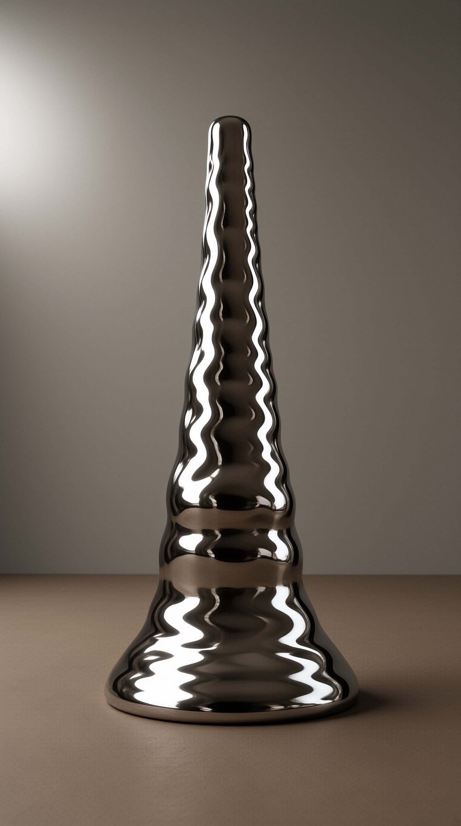 Abstract Chrome Sculpture