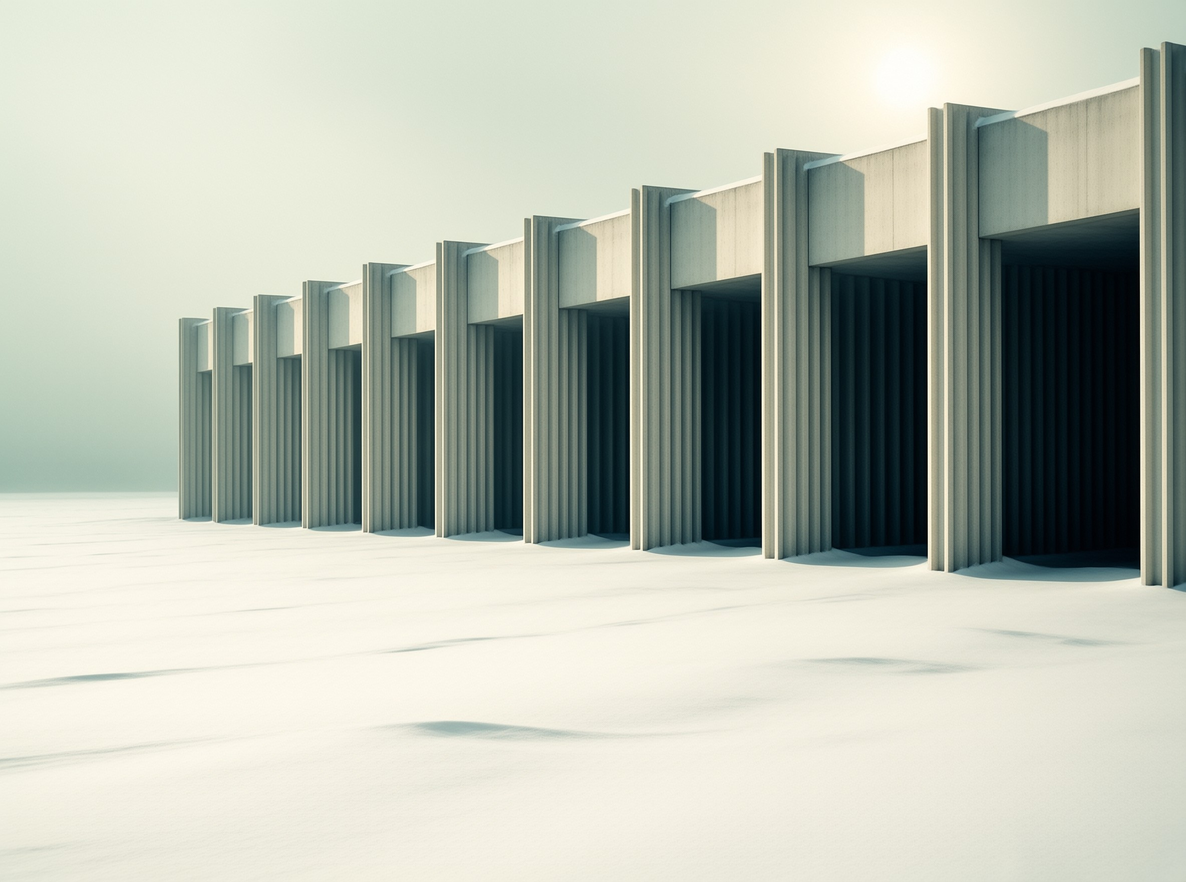 Minimalist Architectural Row