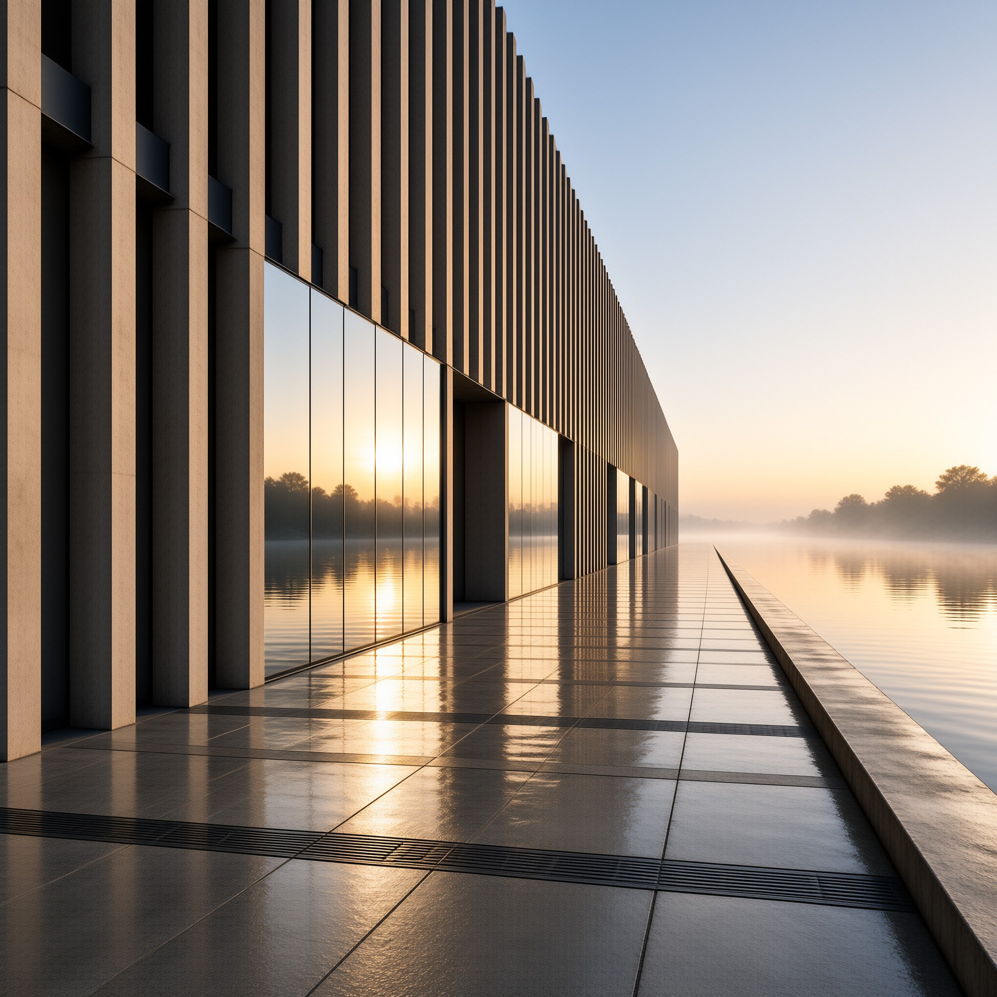 Modern Waterfront Architecture