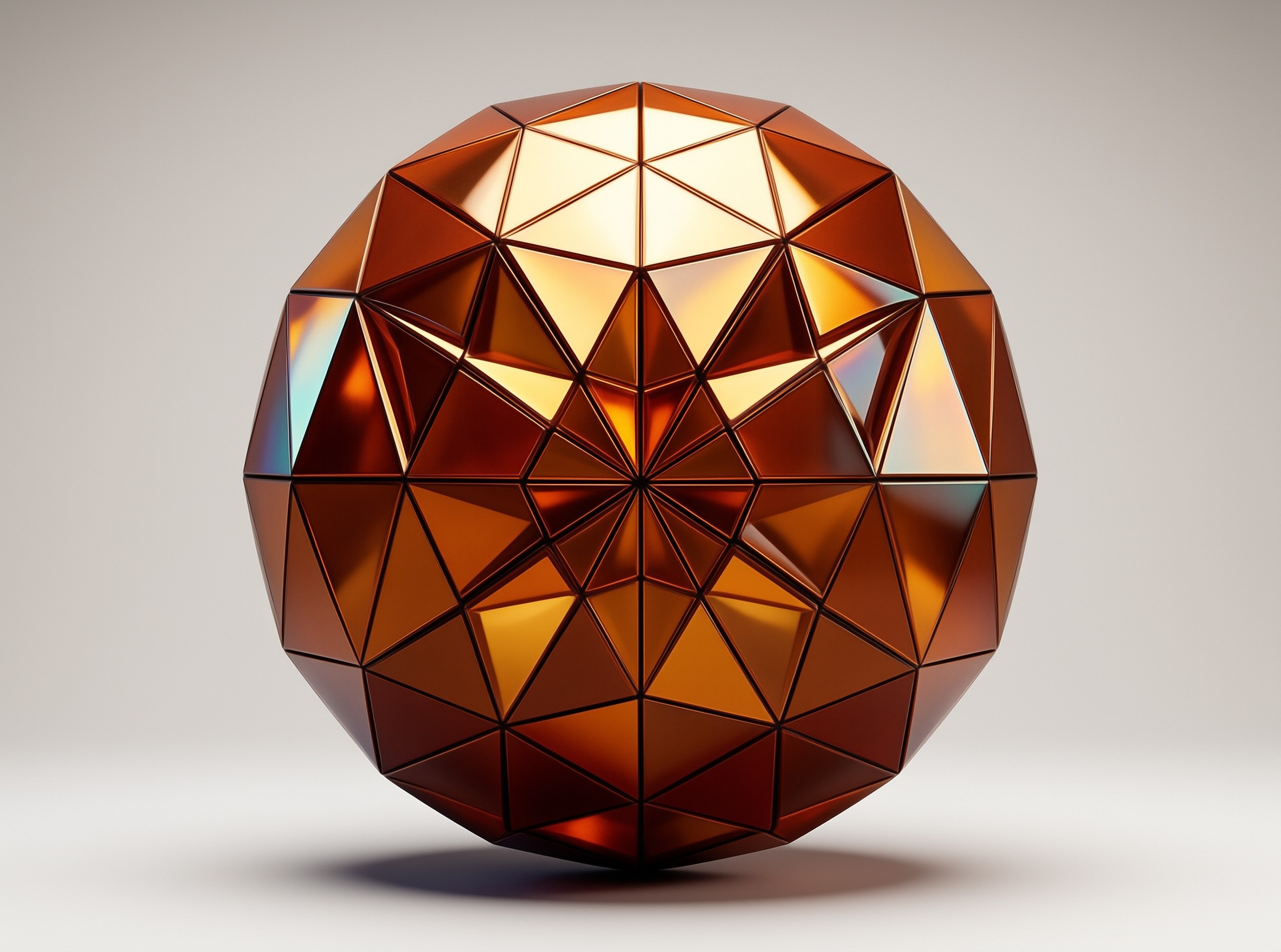 Geometric Amber Sphere