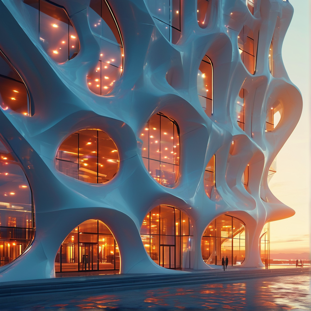 Futuristic Organic Building