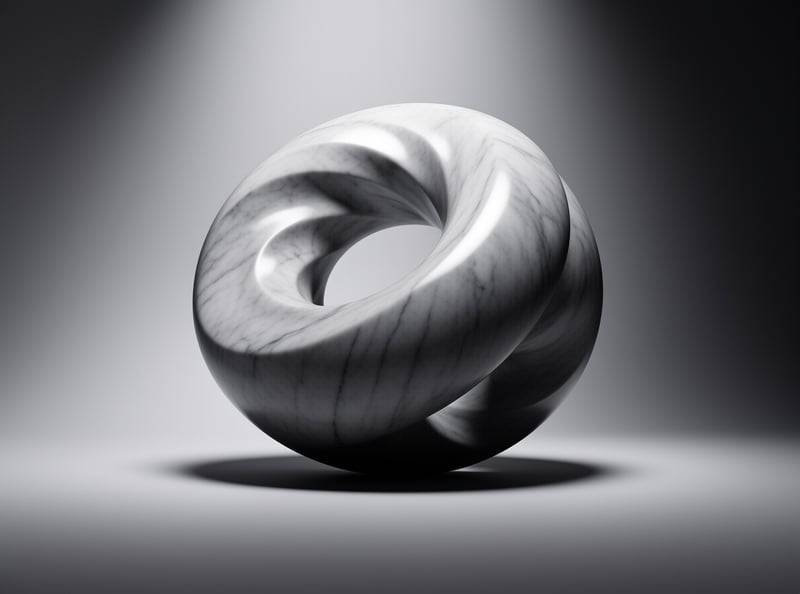 Abstract Marble Ring
