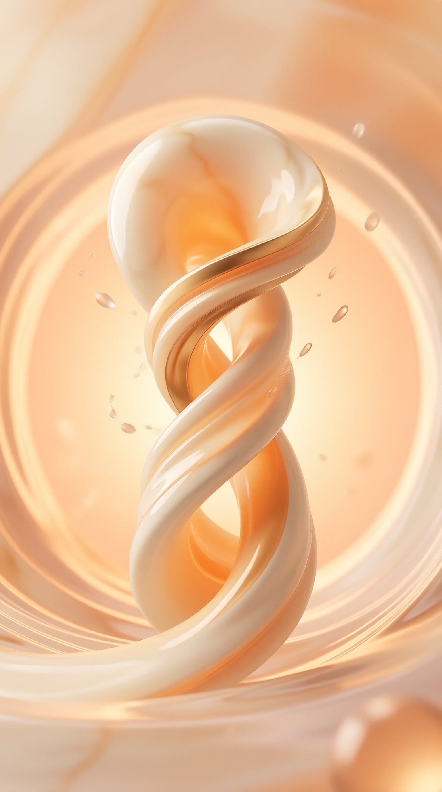 Creamy Liquid Spiral