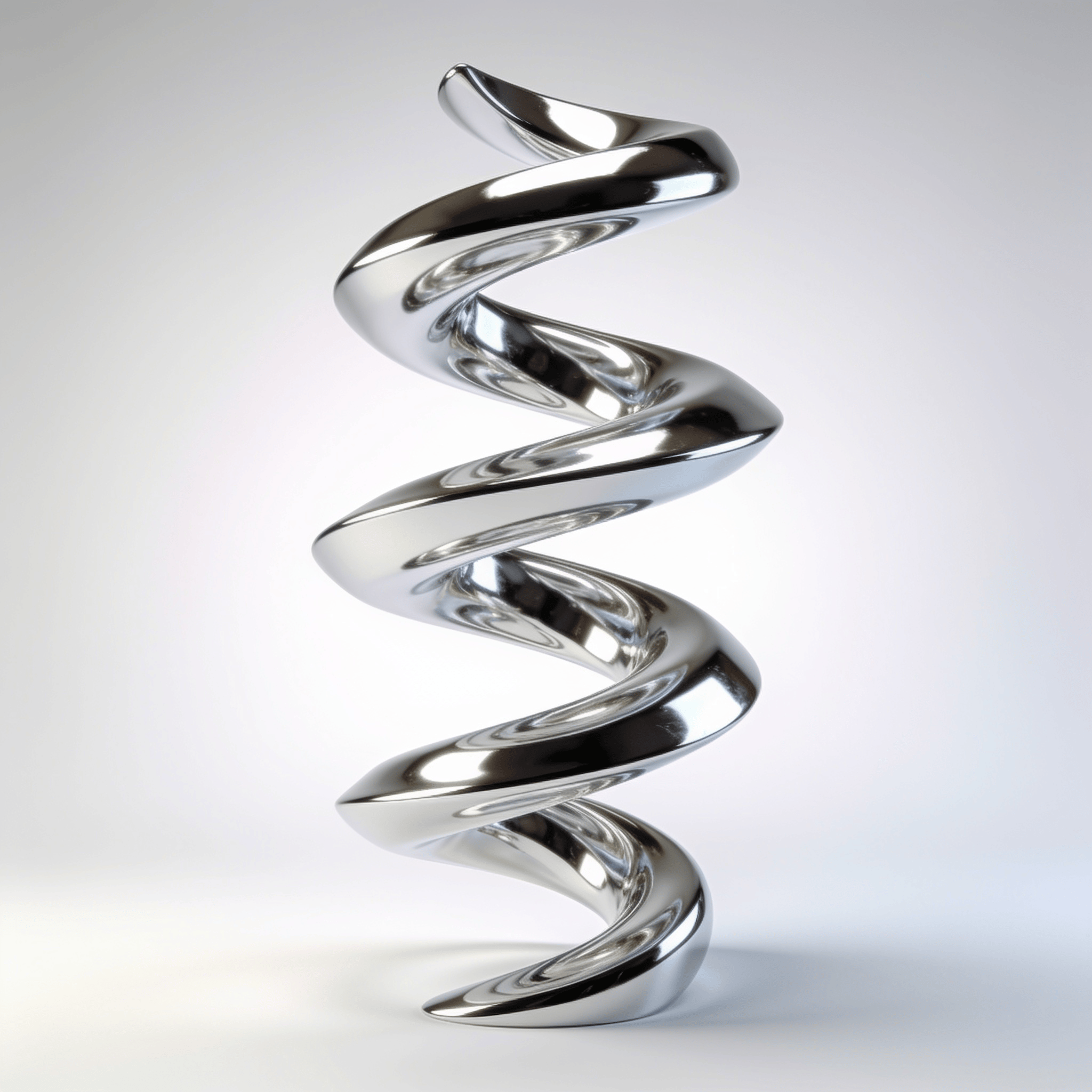 Liquid Chrome Spiral