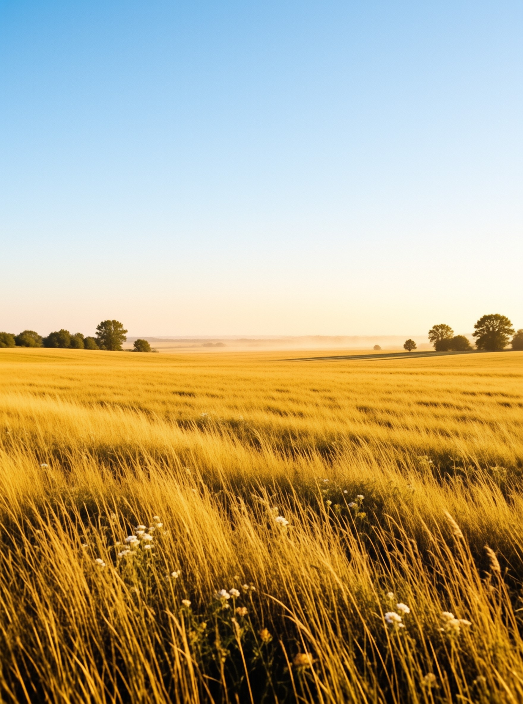 Golden Wheat Field Landscape