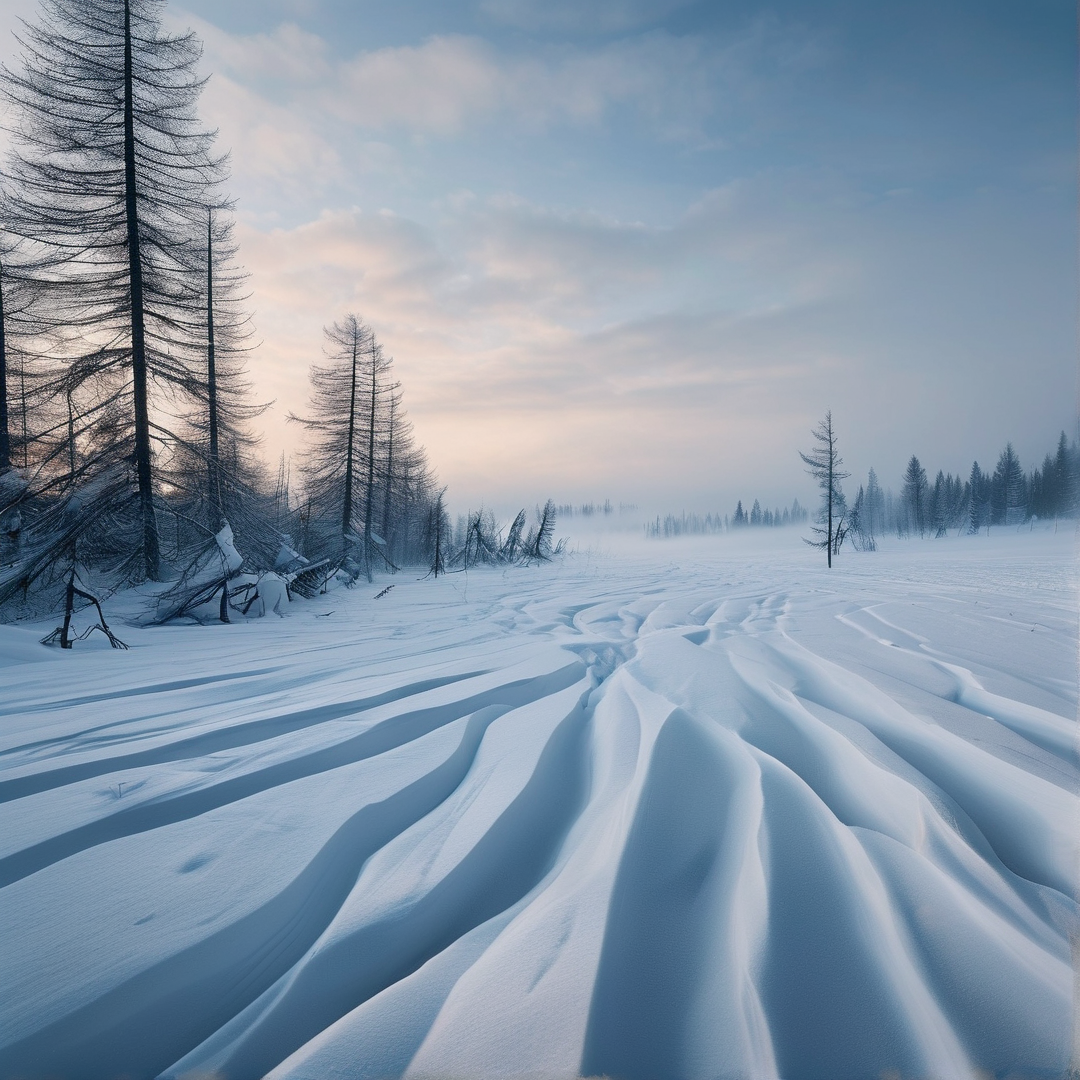 Serene Snowy Landscape
