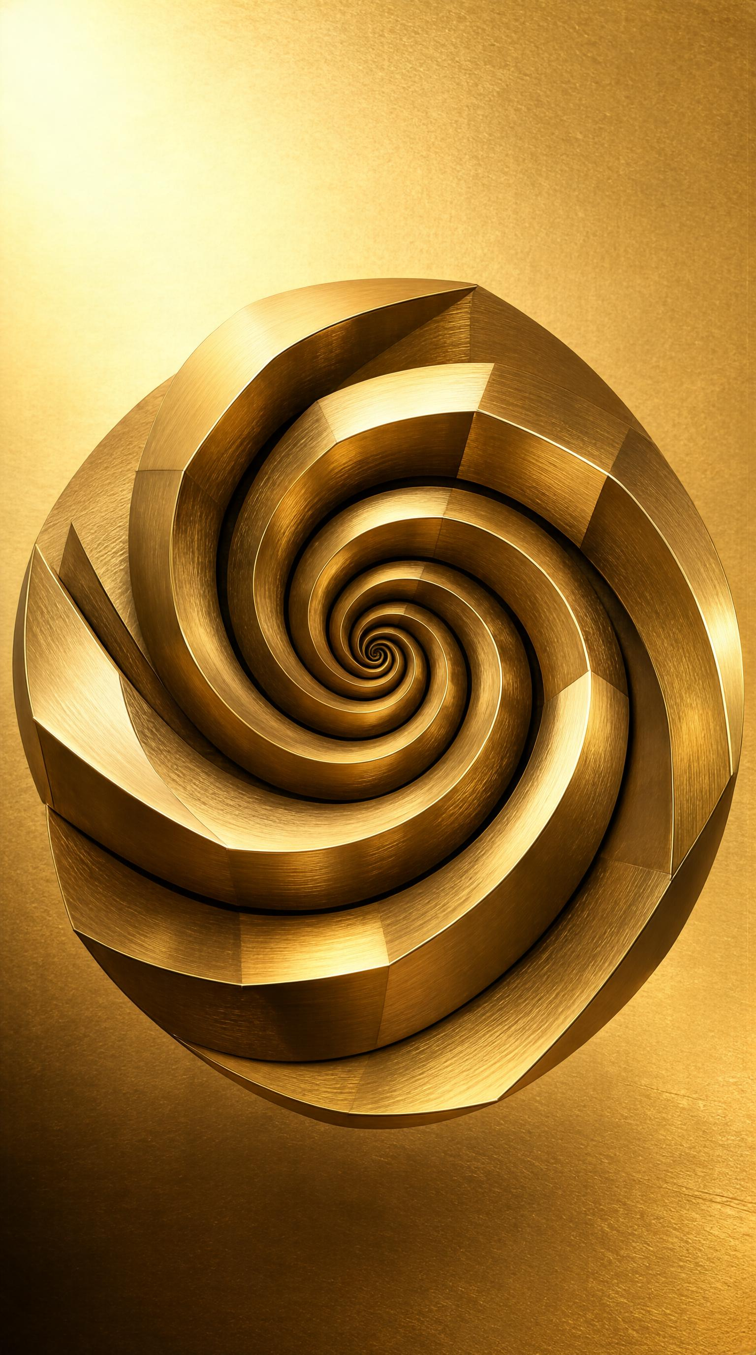 Golden Spiral 3D Object